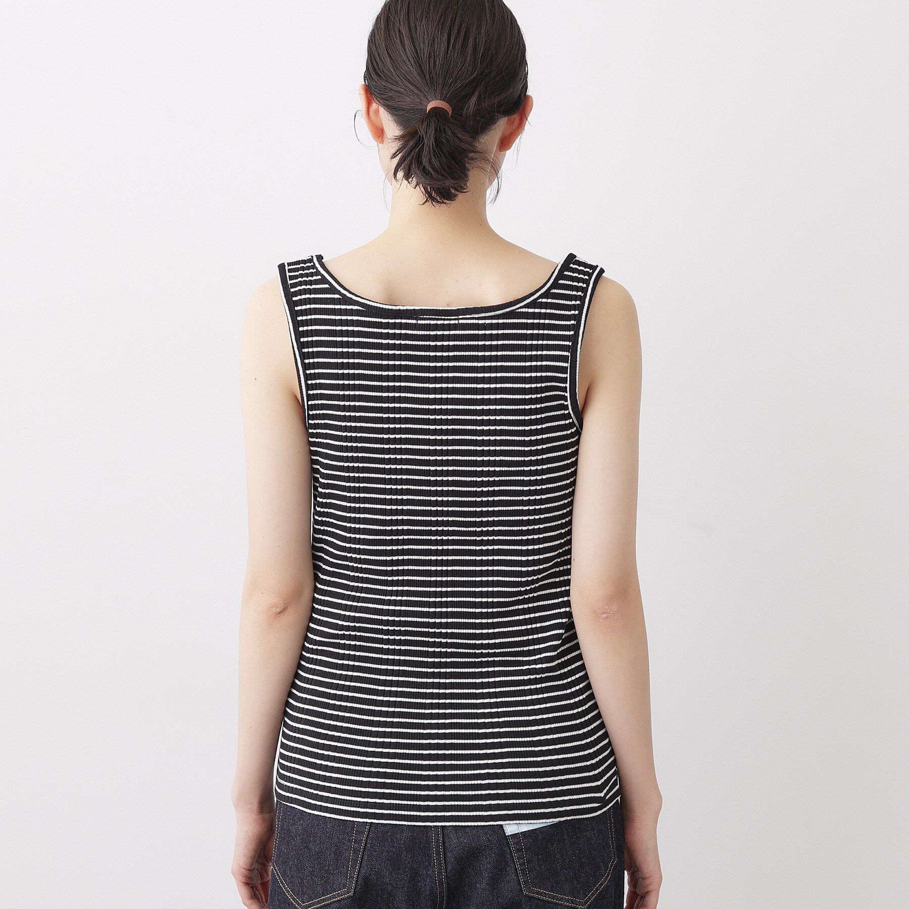 Dessin「【洗える】スクエアネックリブタンクトップ」|キャミソール|