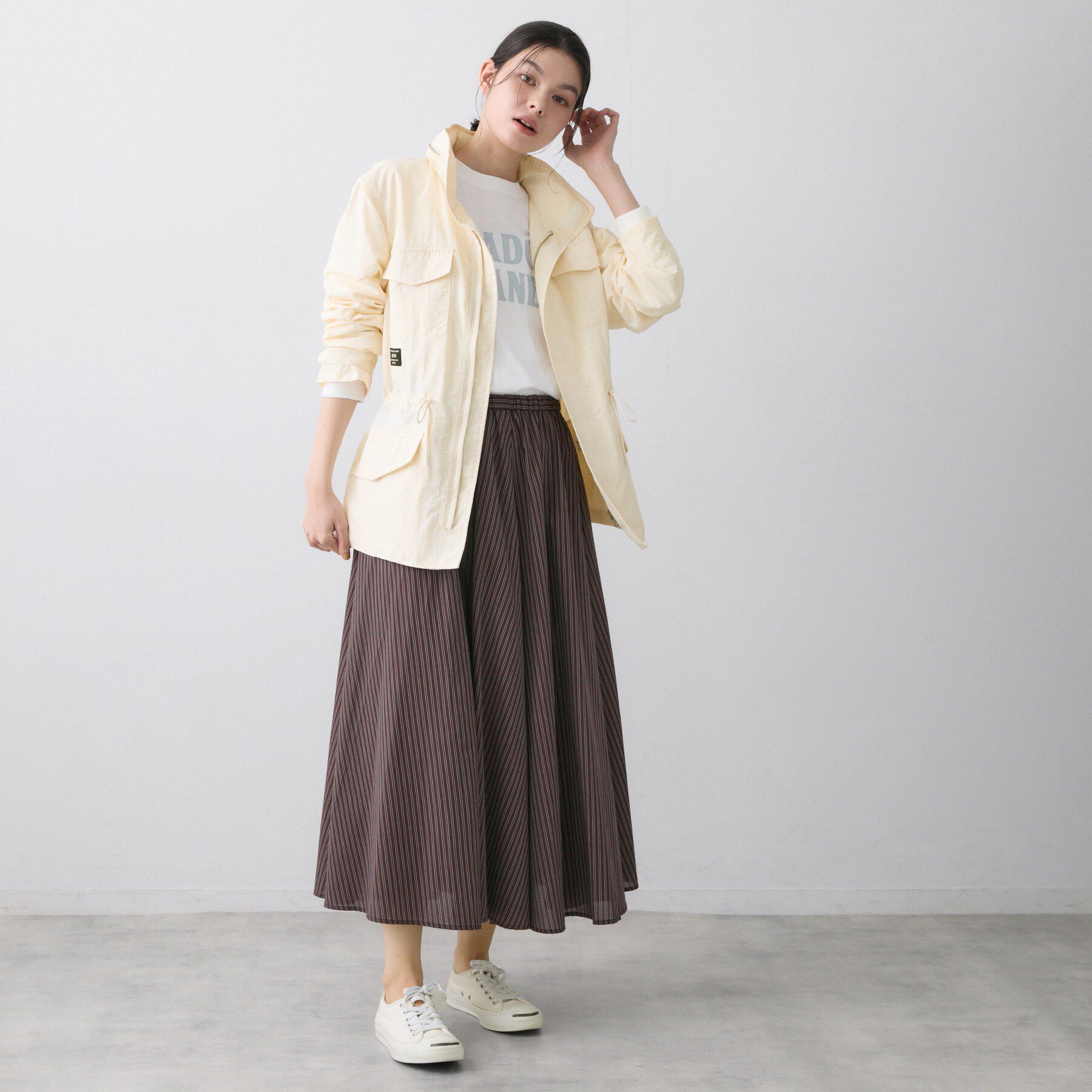 Dessin「【ユニセックス/撥水/2WAY】ライトジャケット」|ブルゾン・スタジャン|