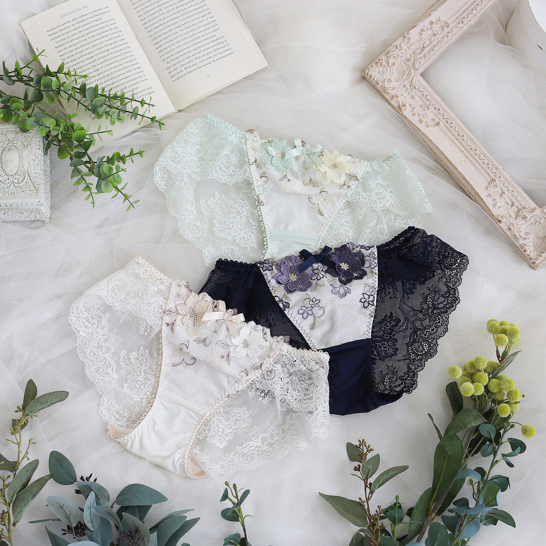 Risa Magli「アイヴィー レースショーツ」|インナー|