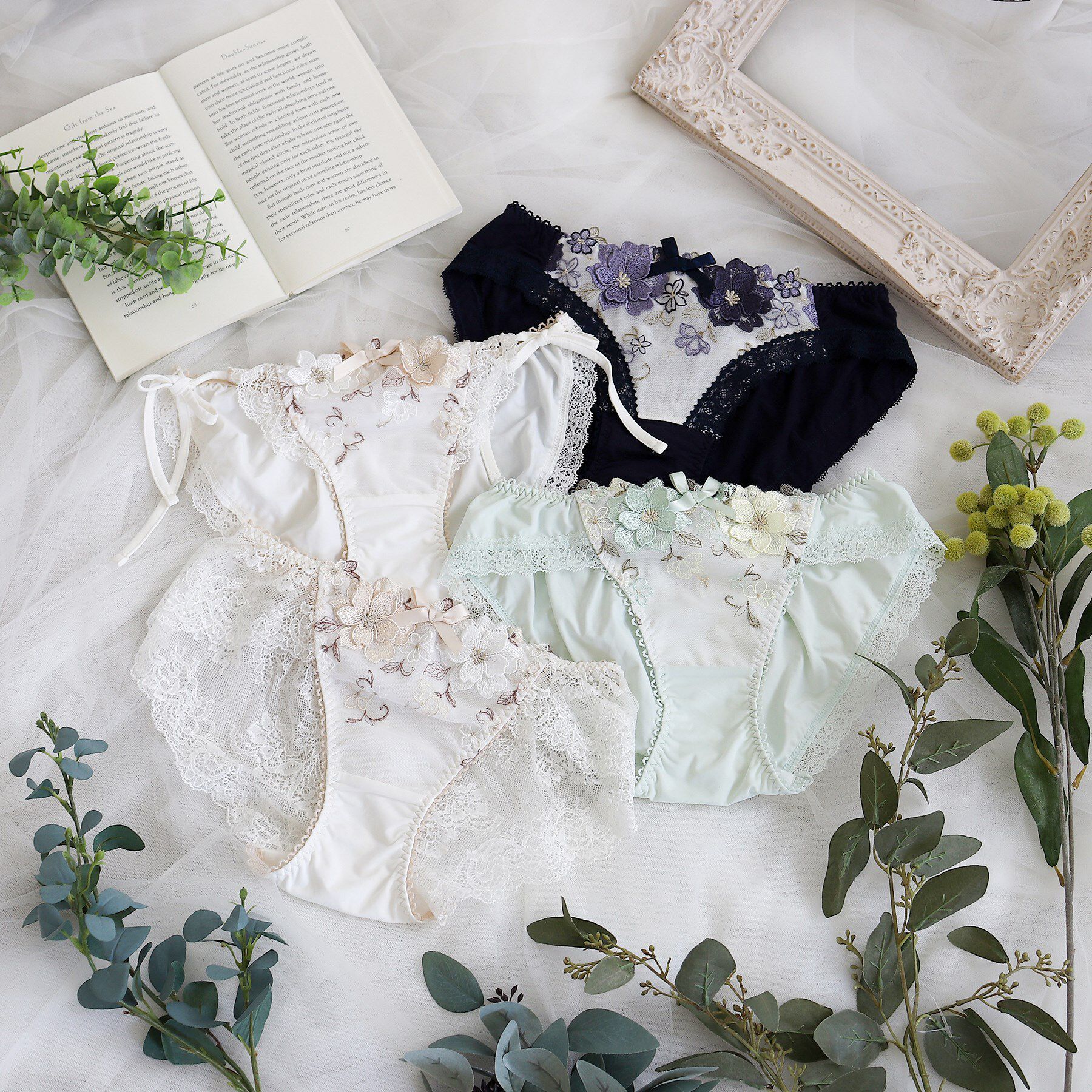 Risa Magli「アイヴィー レースショーツ」|インナー|