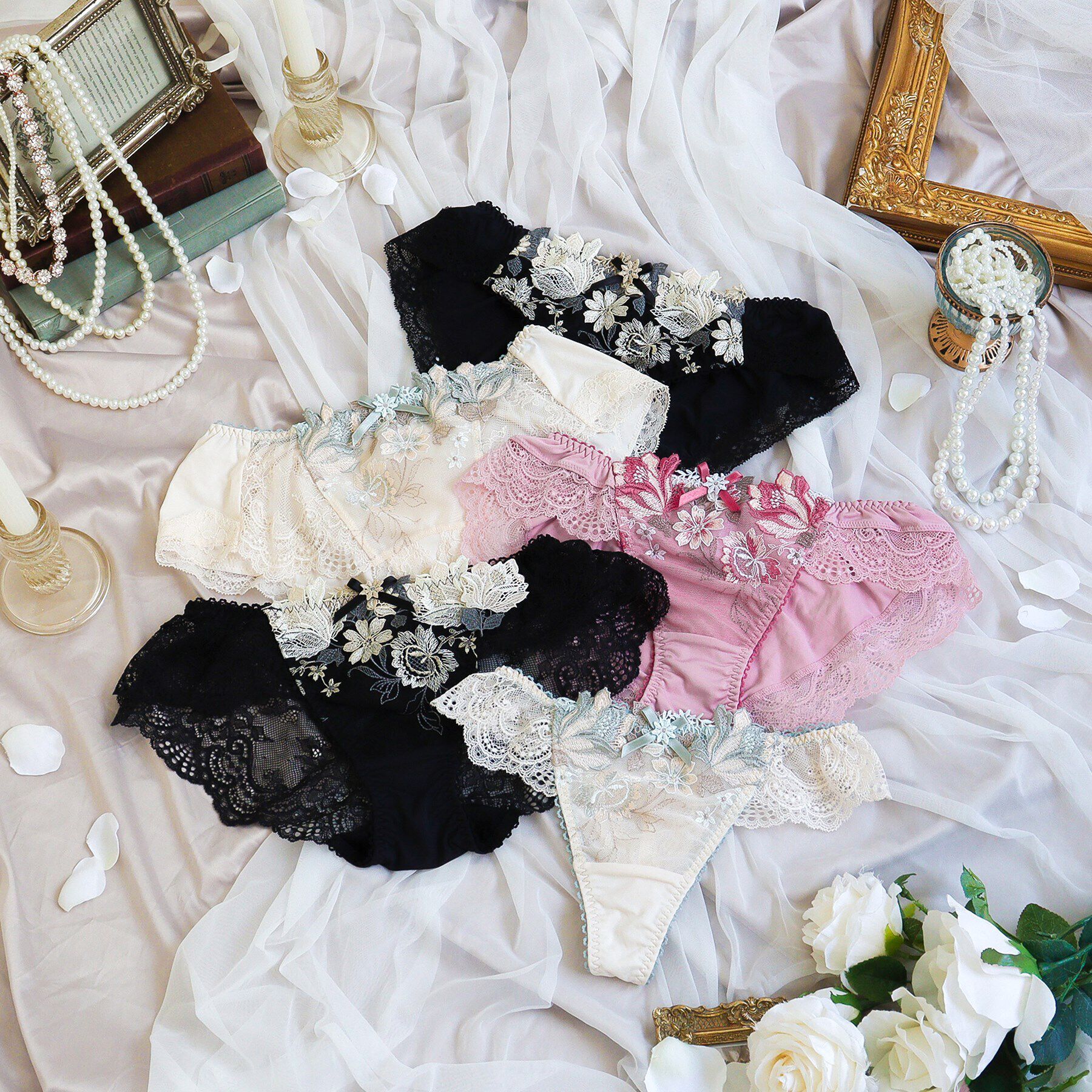 Risa Magli「アデラ レースショーツ」|インナー|