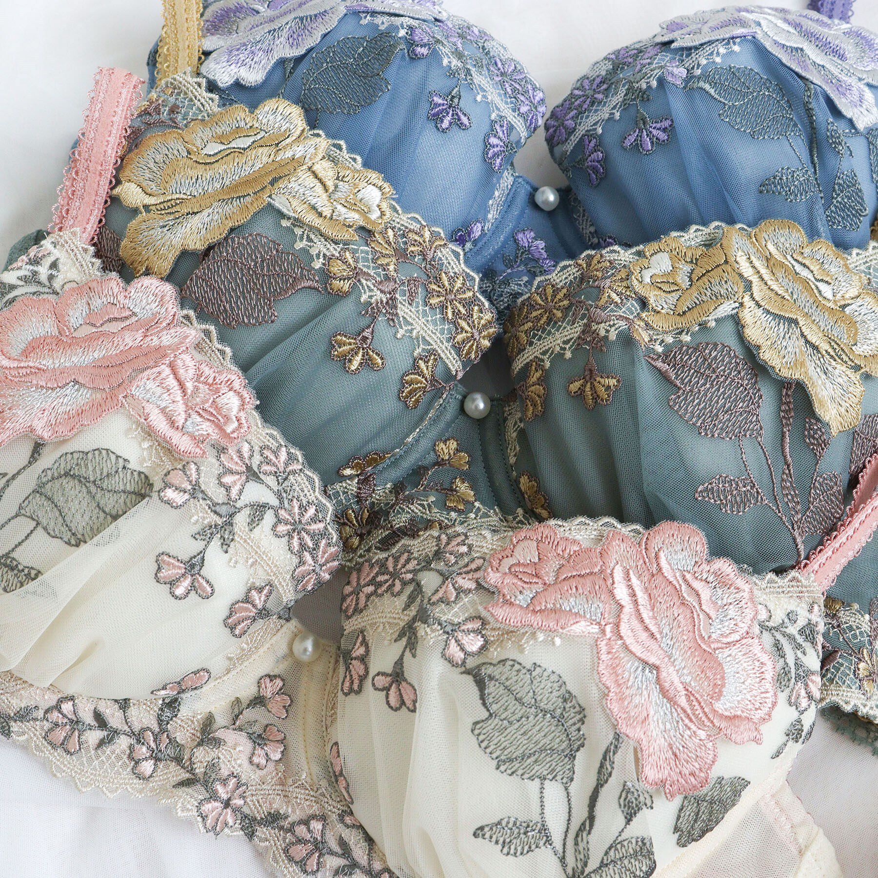 Risa Magli「フロリーナ ブラジャー（E-F）＜N Make Type＞」|インナー|