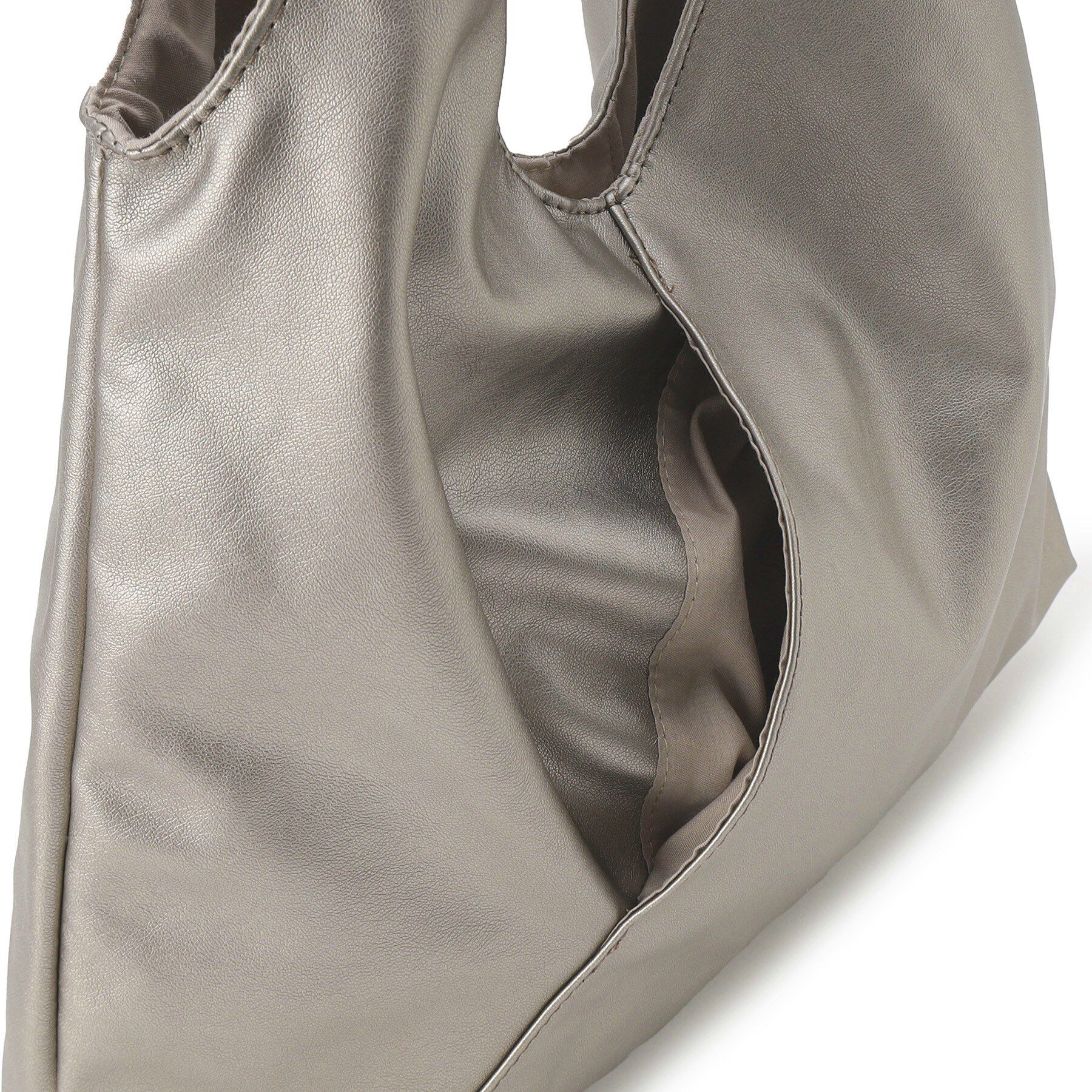 ITS&rsquo;DEMO「【A4対応】合皮Vカットトート」|トートバッグ|