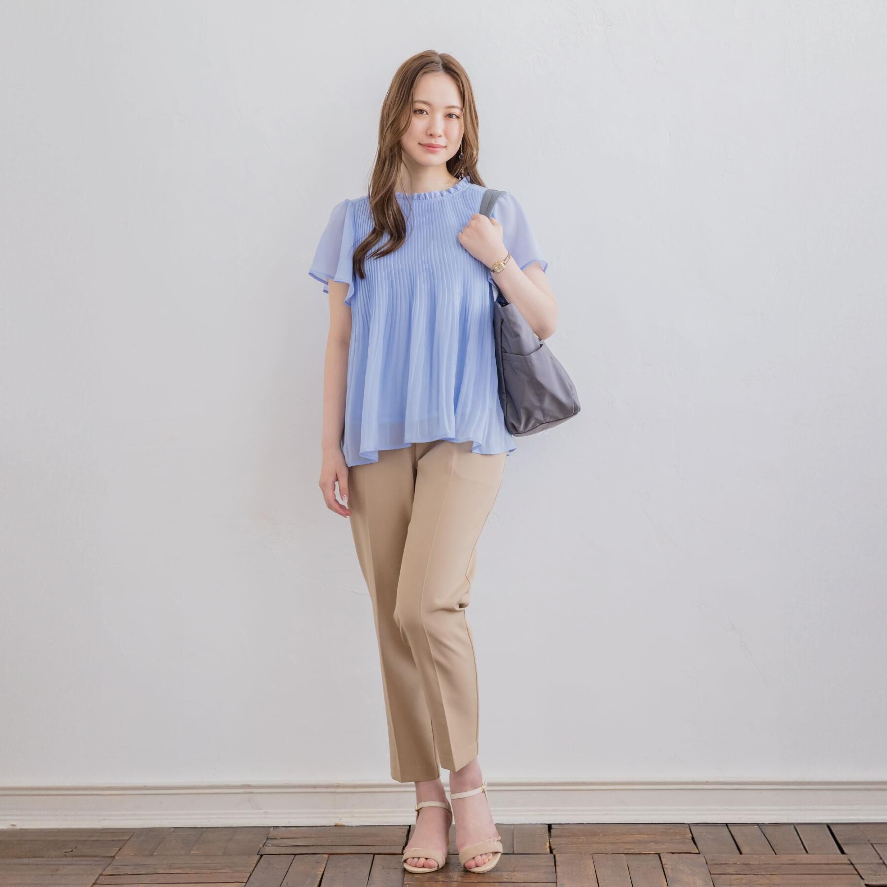 ITS&rsquo;DEMO「【手洗い可】プリーツブラウス」|シャツ・ブラウス|