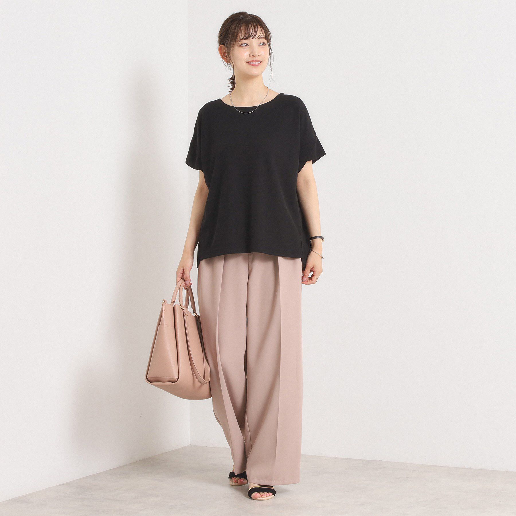 ITS&rsquo;DEMO「【接触冷感／吸水速乾／洗濯機OK】サカリバ袖タックプルオーバー」|Tシャツ・カットソー|