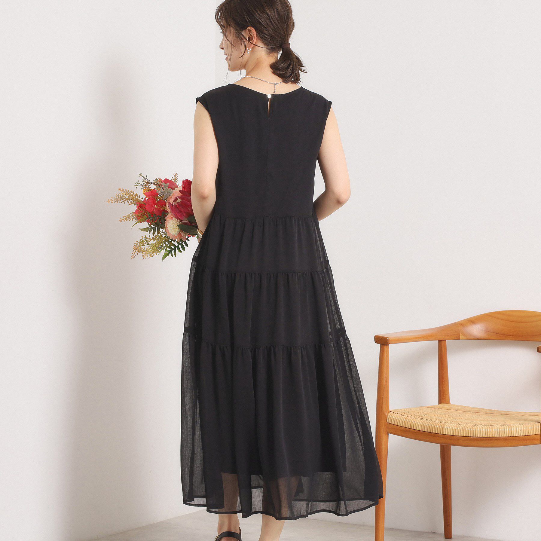 ITS&rsquo;DEMO「【手洗い可】楊柳マキシワンピース」|ワンピース|