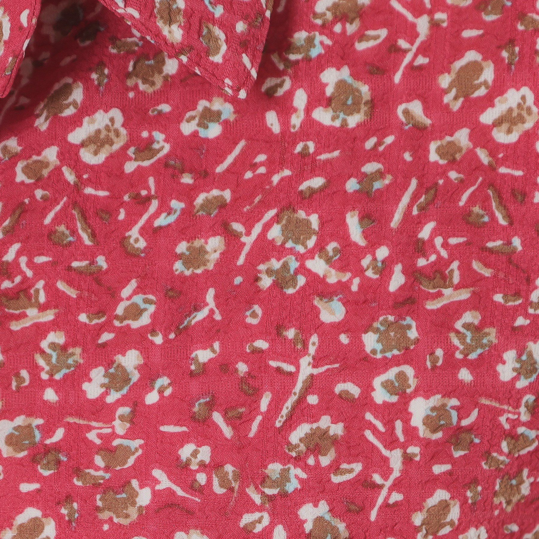 ITS&rsquo;DEMO「【洗濯機OK】シャーリング小花ブラウス」|シャツ・ブラウス|