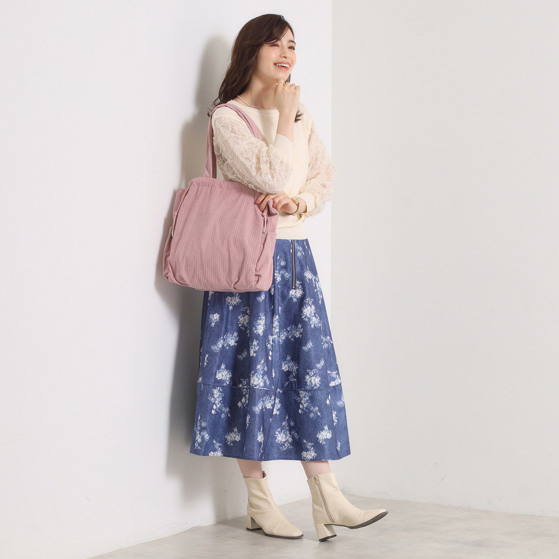 ITS&rsquo;DEMO「【A4対応】コーデュロイ巾着トート」|トートバッグ|