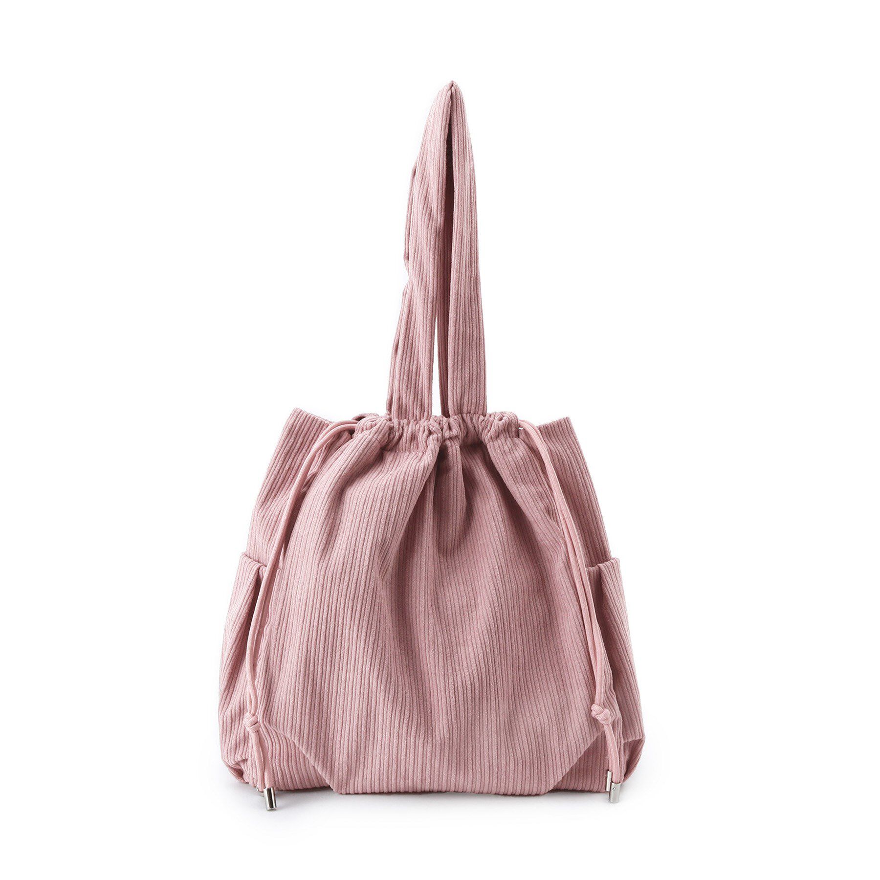 ITS&rsquo;DEMO「【A4対応】コーデュロイ巾着トート」|トートバッグ|