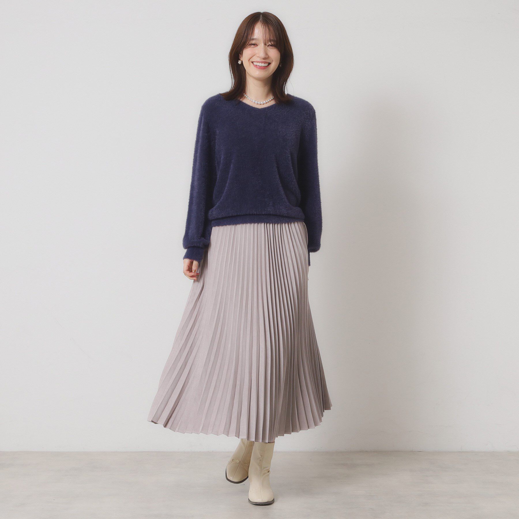 ITS&rsquo;DEMO「【手洗い可】ラメフェザーヤーンニット」|ニット・セーター|