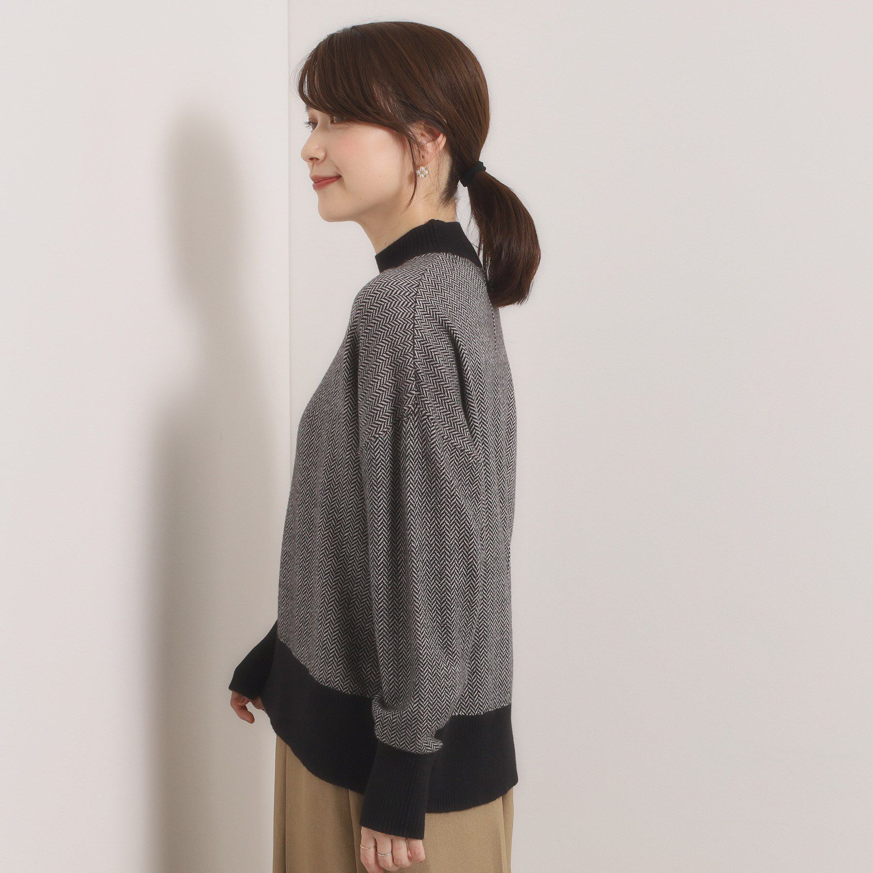 ITS&rsquo;DEMO「【手洗い可】ダブルジャカード編みニット」|ニット・セーター|