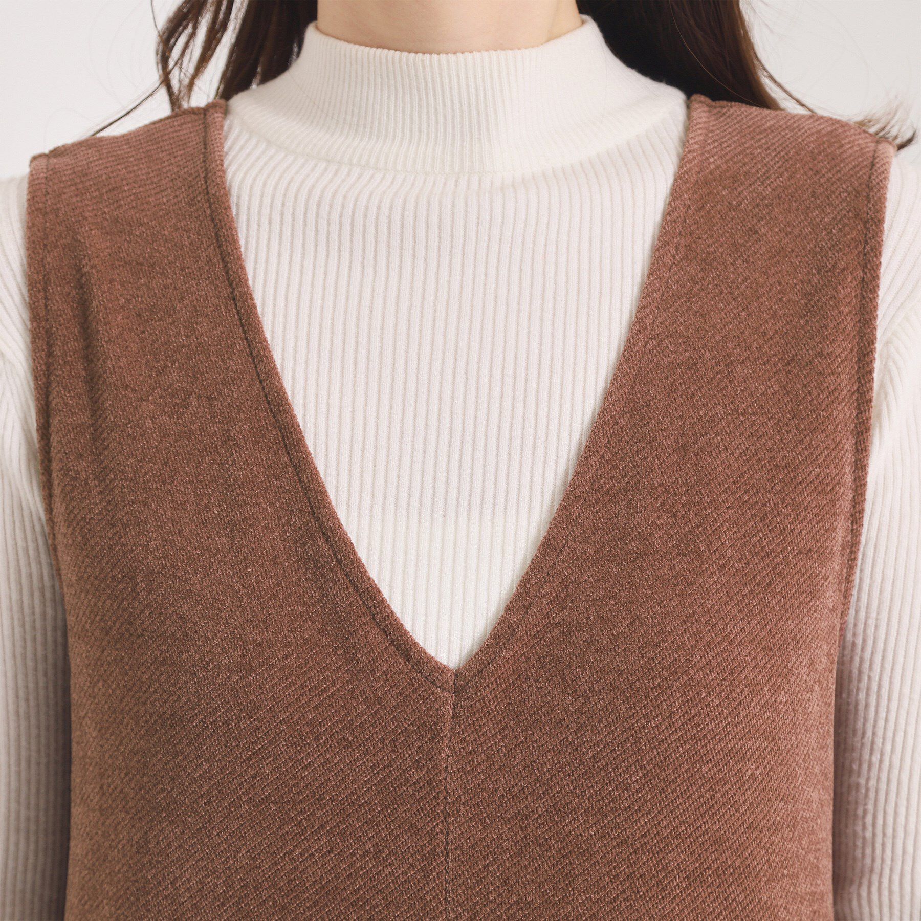 ITS&rsquo;DEMO「【手洗い可】カットツイルジャンスカ」|ワンピース|