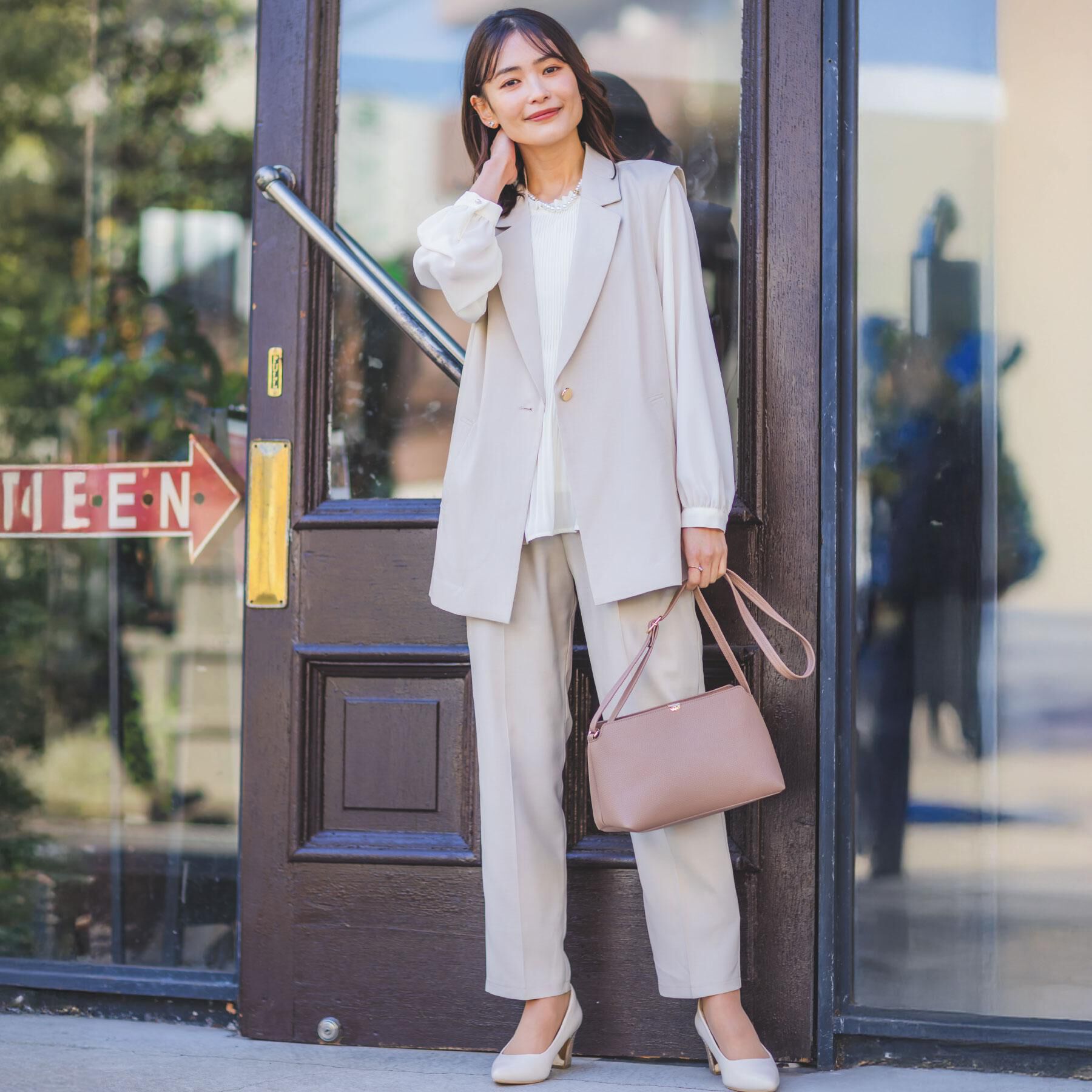 ITS&rsquo;DEMO「【入卒／洗濯機OK／イージーケア】ツイルストレッチジレ」|ベスト・ジレ|