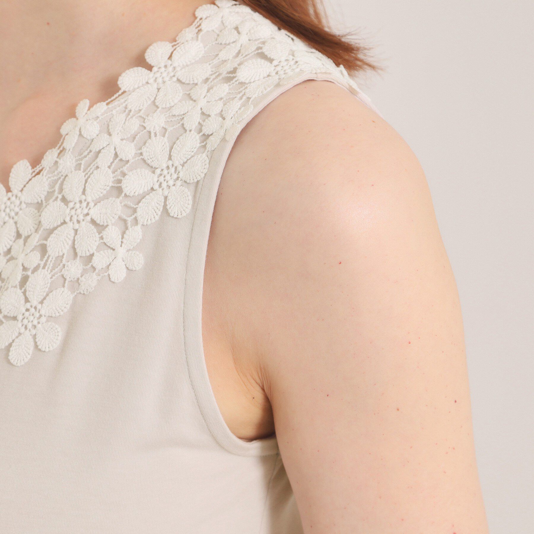 ITS&rsquo;DEMO「【洗濯機OK】レースタンクトップ」|キャミソール|