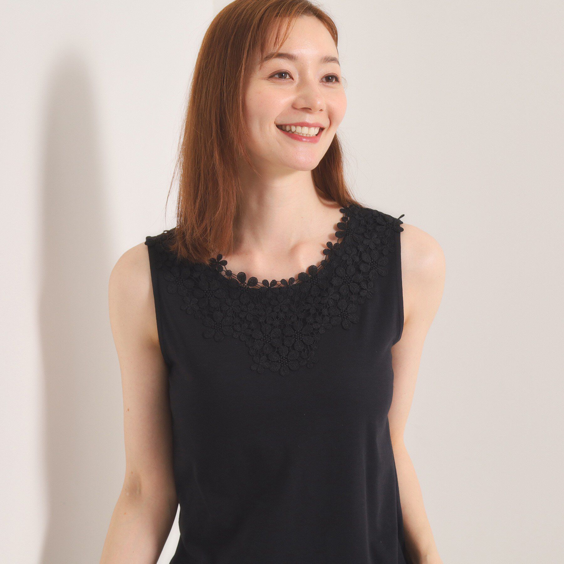 ITS&rsquo;DEMO「【洗濯機OK】レースタンクトップ」|キャミソール|