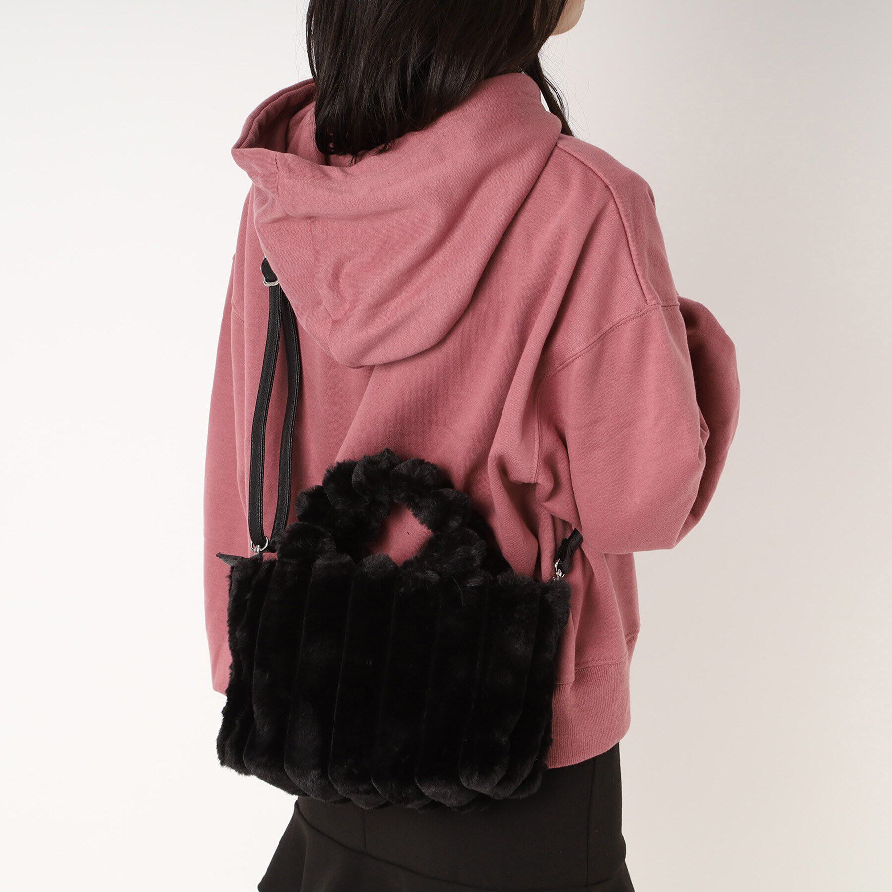 Ober Tashe「2WAY トート ショルダーバッグ ファー」|トートバッグ|