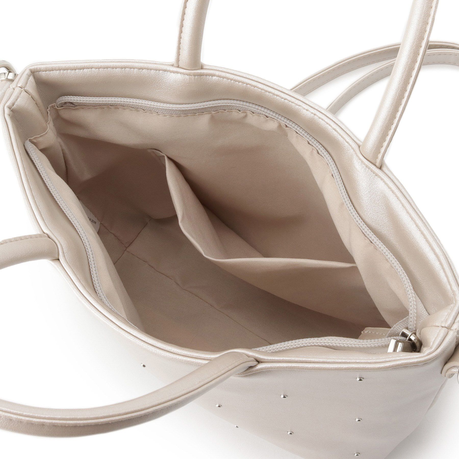 Ober Tashe「スタッズ ドット イライザ 2WAY トートバッグ」|トートバッグ|