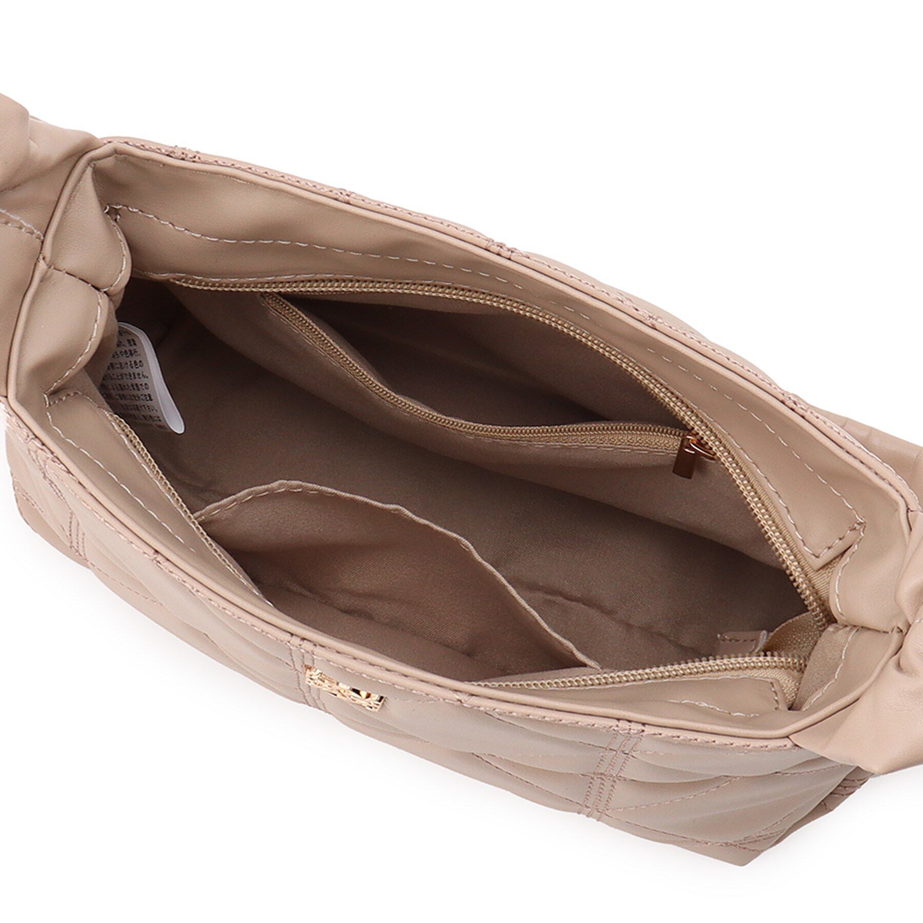 Ober Tashe「ロゴプレート付き キルティング2WAYショルダーバッグ」|ショルダー・メッセンジャー|