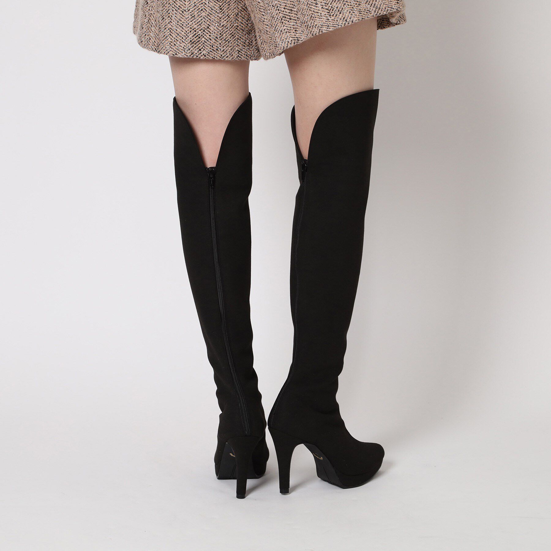 ESPERANZA「プラットフォームニーハイロングブーツ」|ショートブーツ|