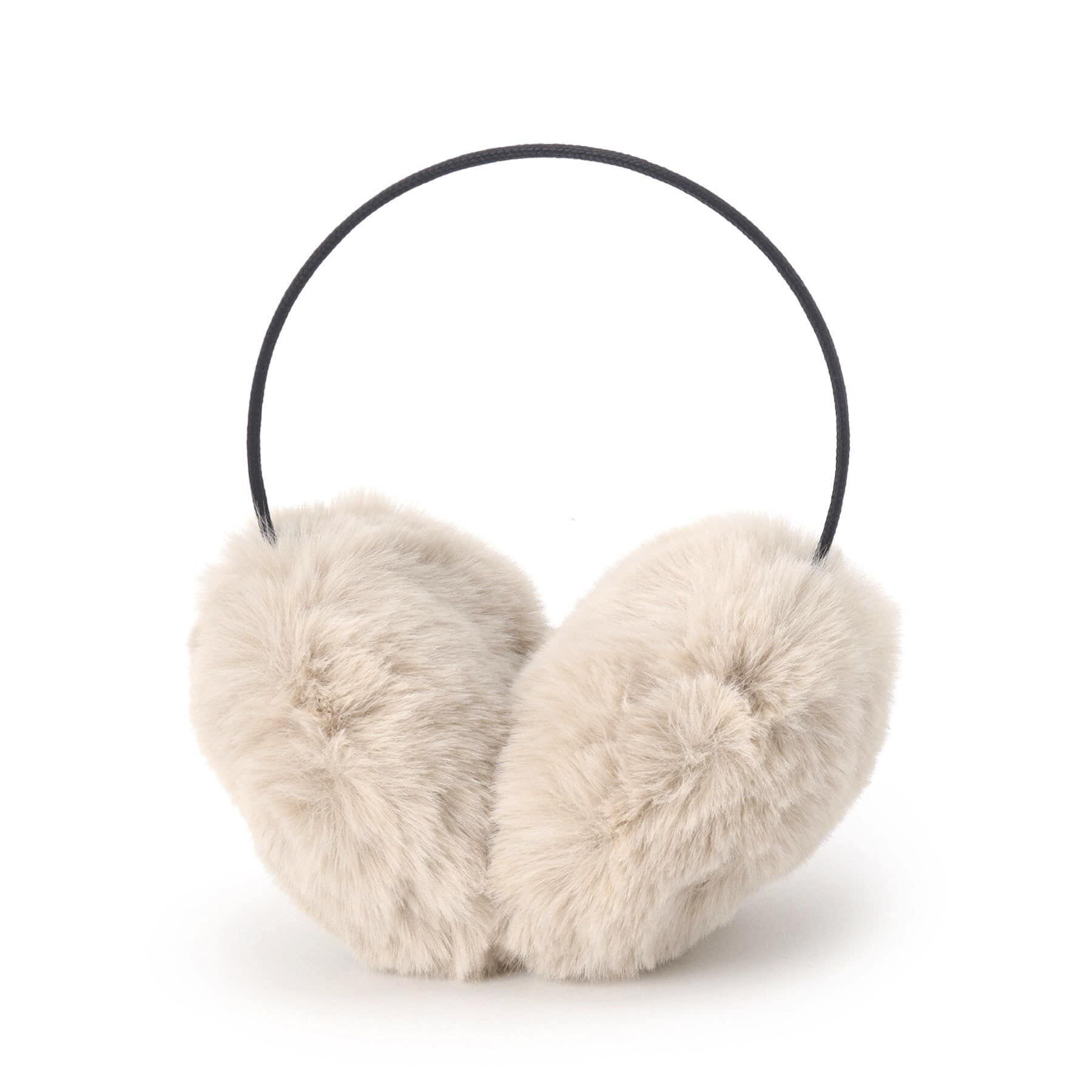 Ober Tashe「【防寒】もふもふあったか　細アームのイヤーマフ」|イヤーマフ|ベージュ(052)