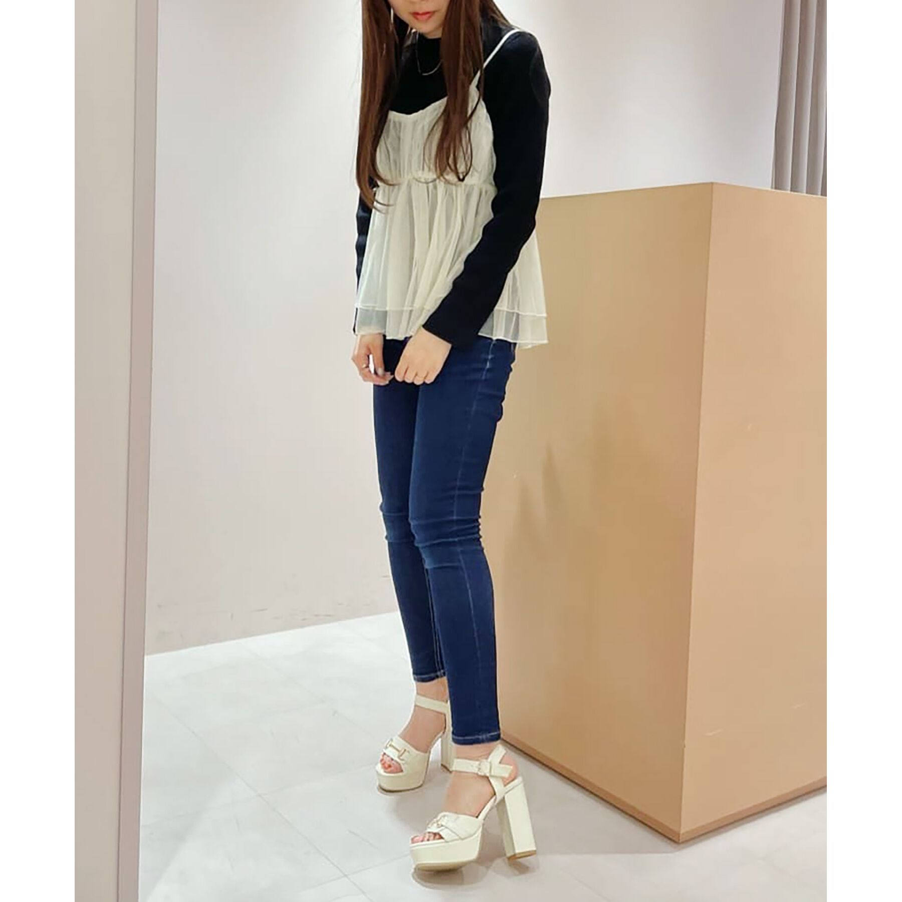 ESPERANZA「アッパービット厚底ヒールサンダル」|サンダル|