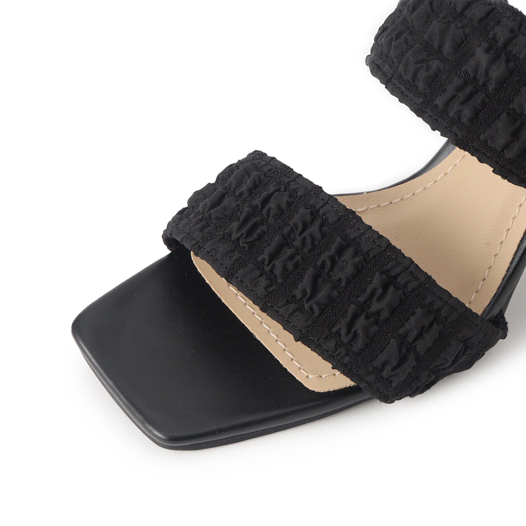 ESPERANZA「ダブルベルト太ヒールミュールサンダル 24SS」|サンダル|