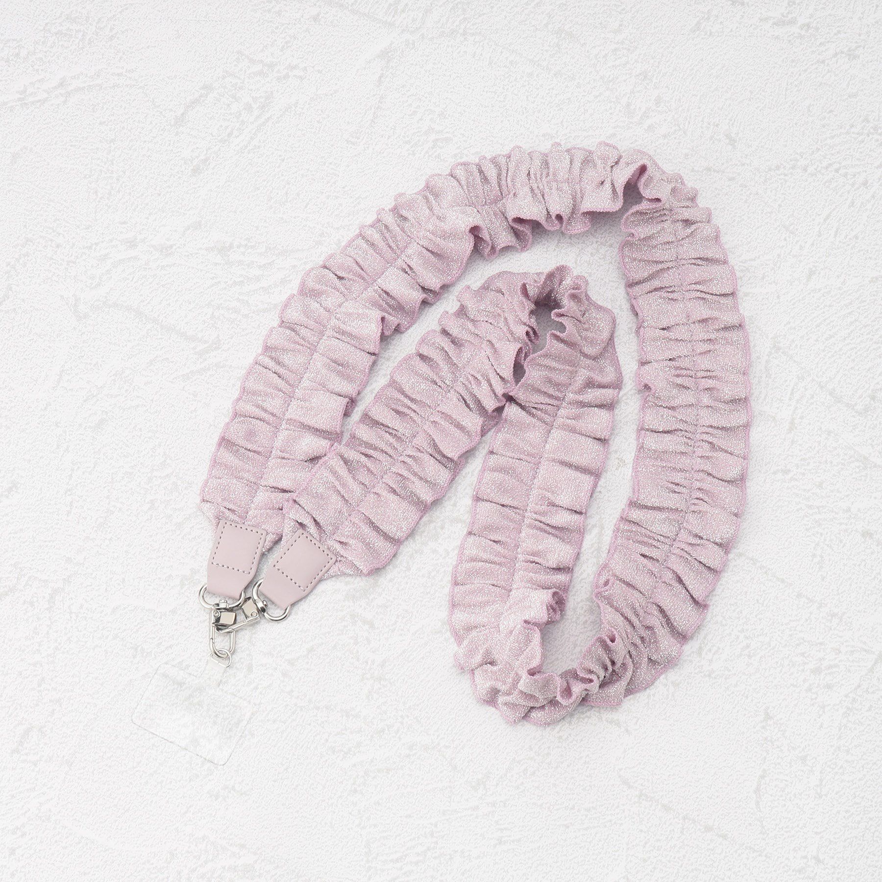 Grandedge「フリルリボンストラップ」|ストラップ|ﾋﾟﾝｸ(072)