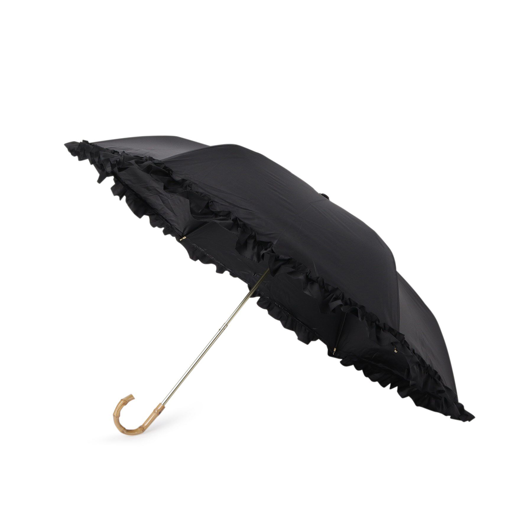 Ober Tashe「pink trick/ピンクトリック　遮光率100％！3段折リボン日傘（晴雨兼用）」|傘|