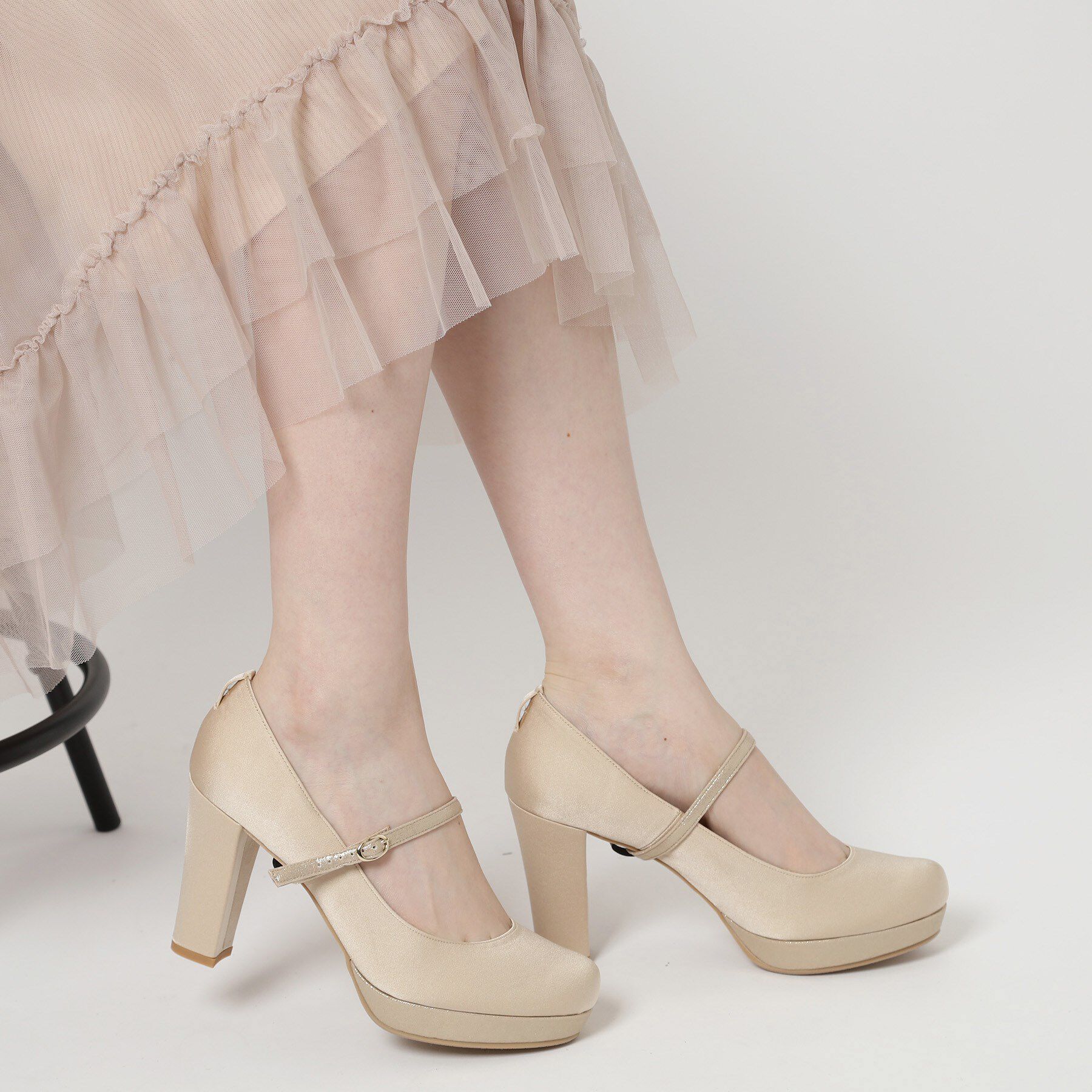 ESPERANZA「3WAYチャンキーヒールパンプス」|パンプス|