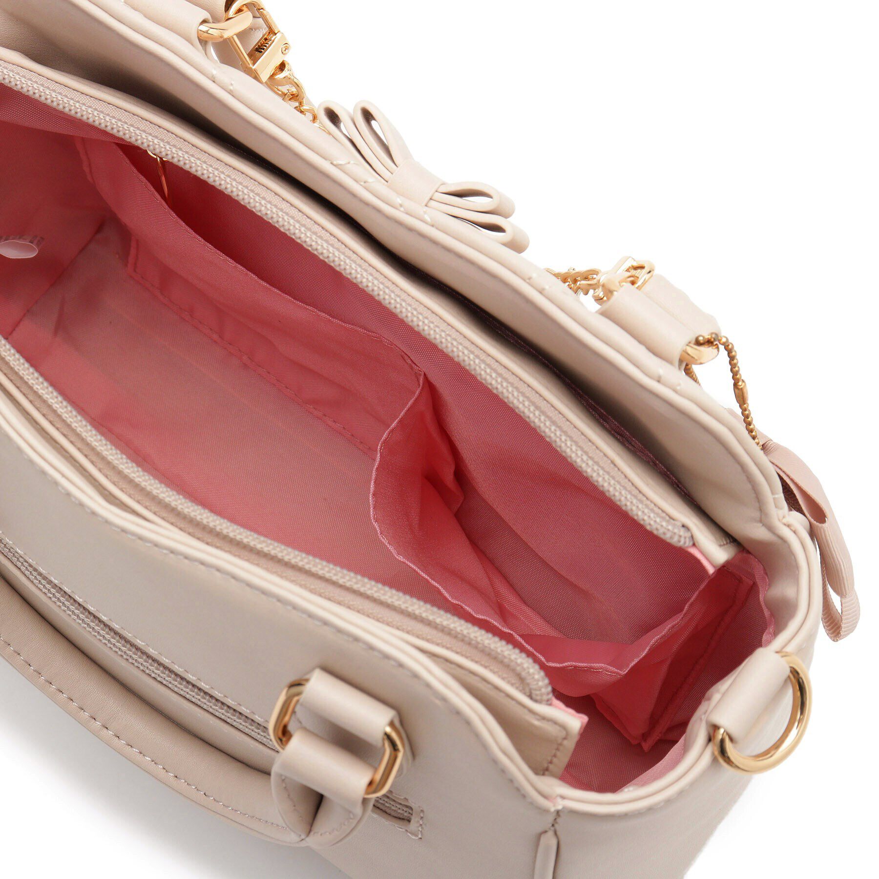 Ober Tashe「Wキルトチャーム付2WAYボストン」|ボストンバッグ|