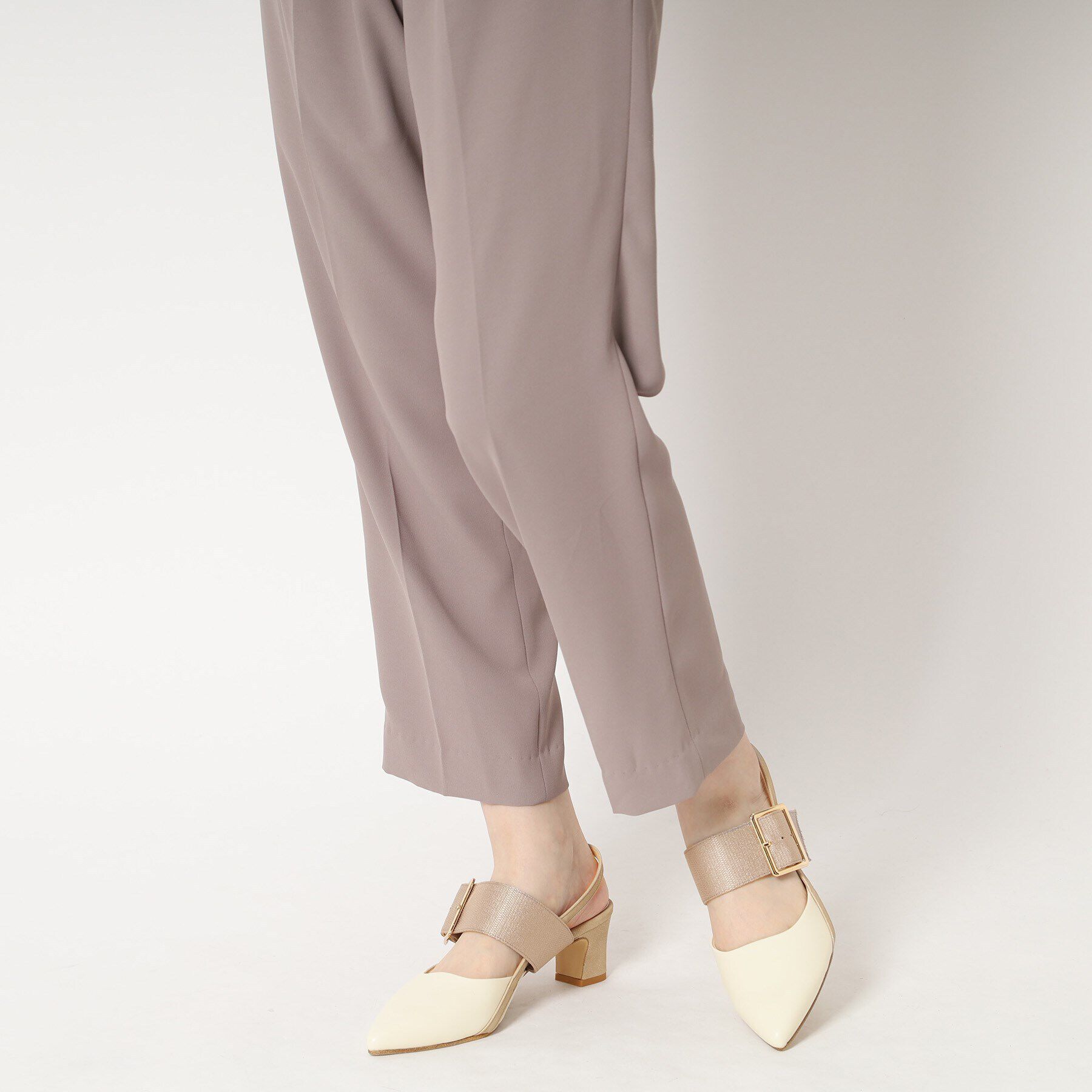 ESPERANZA「バックルベルトバックストラップパンプス」|パンプス|