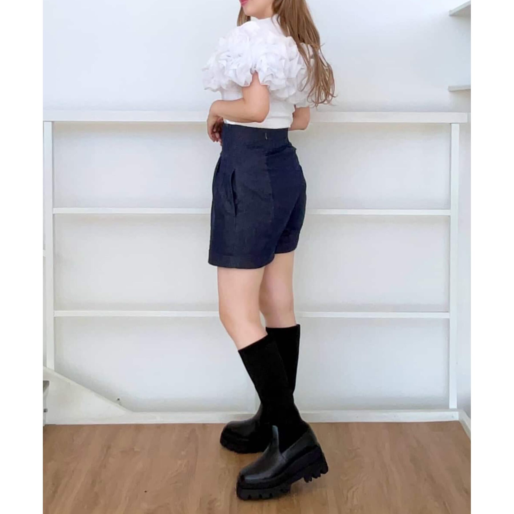 ESPERANZA「ニットロングブーツ」|ショートブーツ|