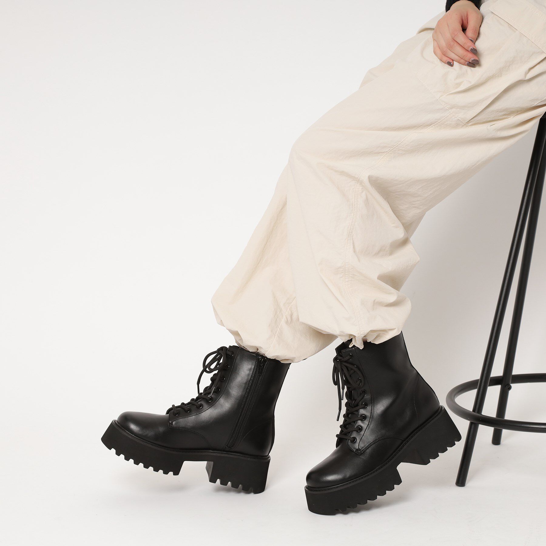 ESPERANZA「レースアップレインブーツ」|ショートブーツ|