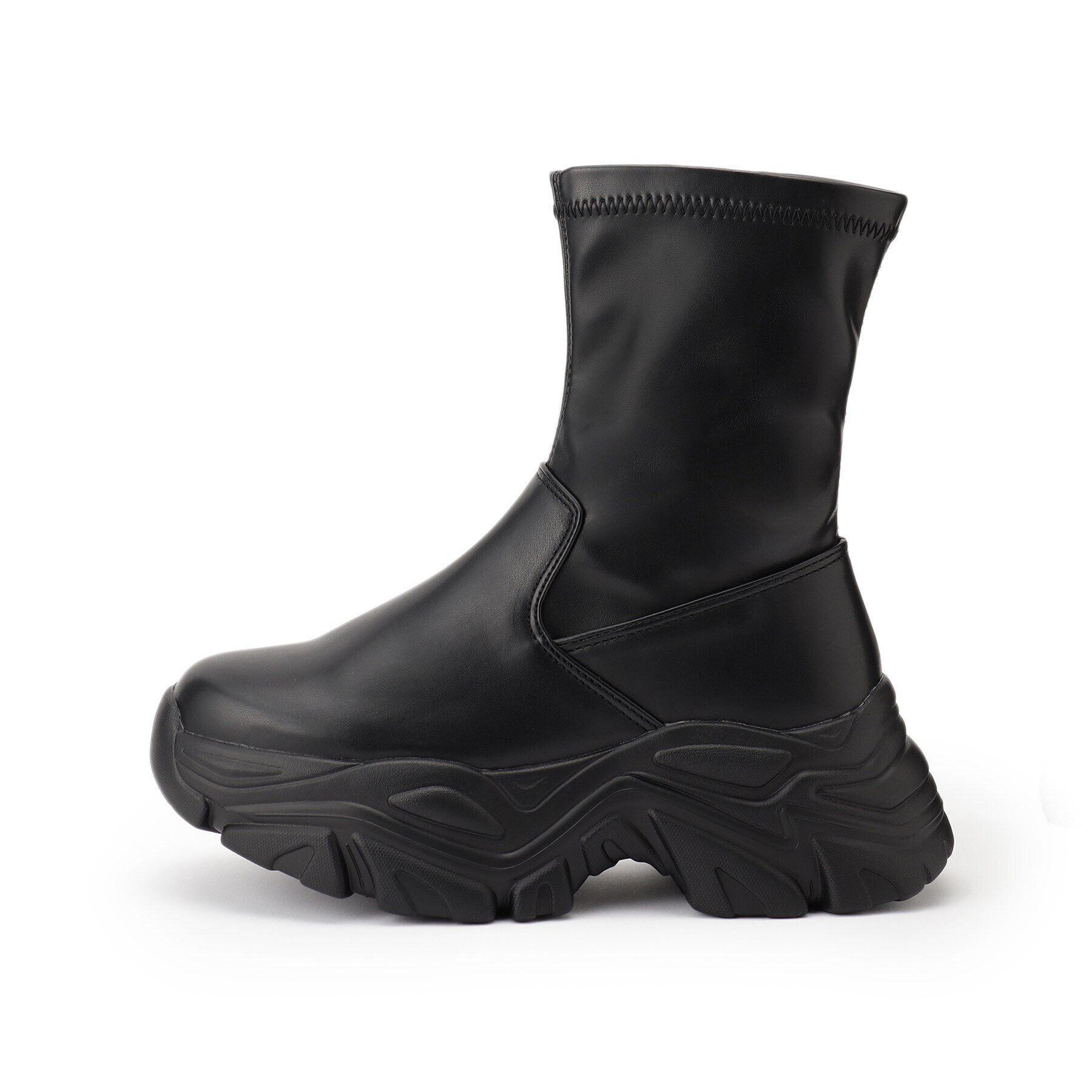 csT&P「厚底スニーカー底ブーツ」|ショートブーツ|