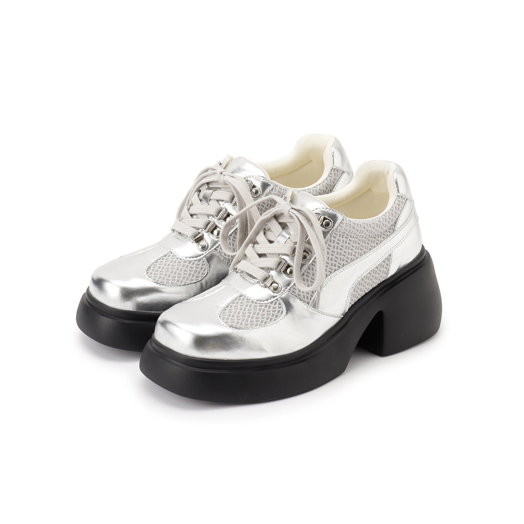 ESPERANZA「ボリュームソールスニーカー」|スニーカー|シルバー(208)