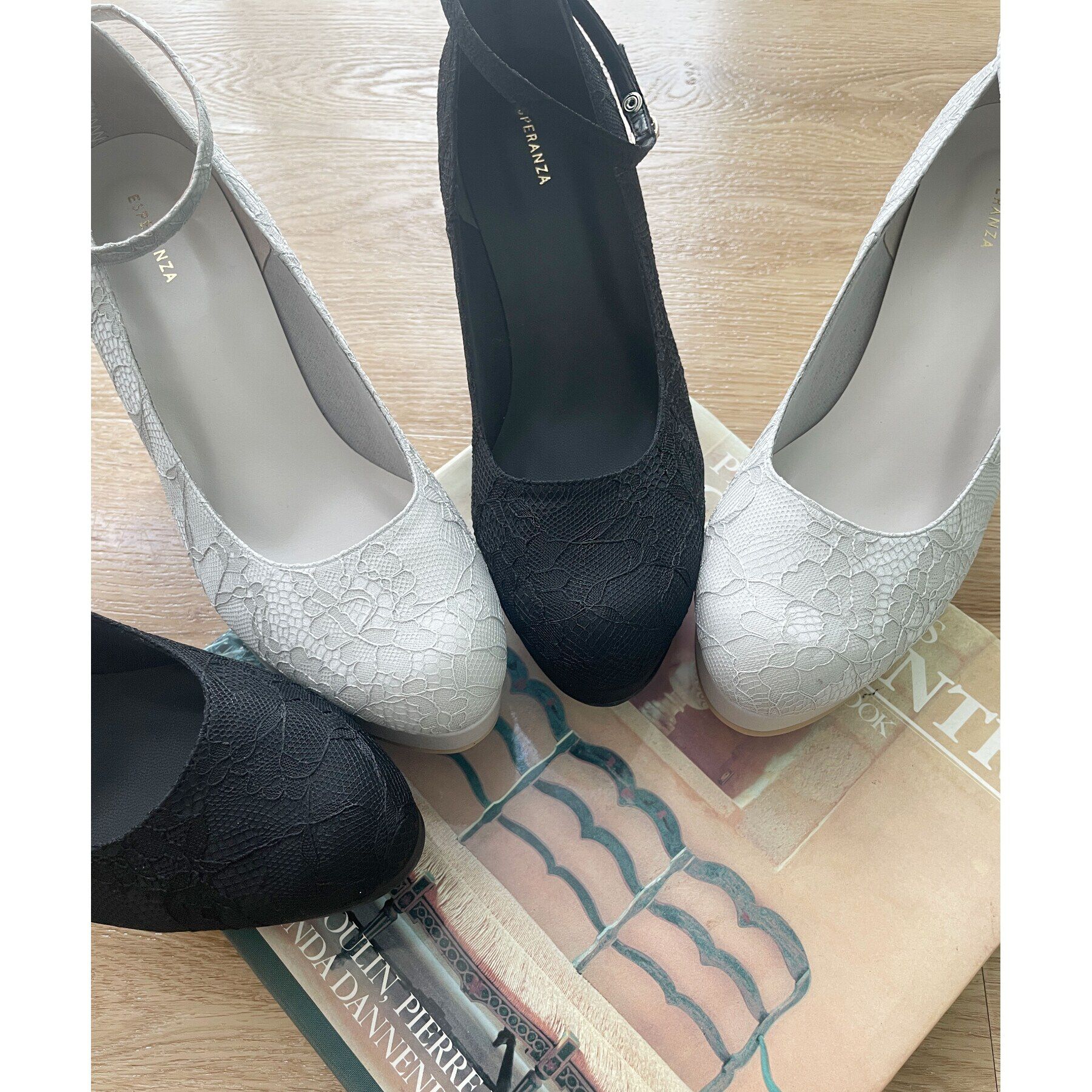 ESPERANZA「チャンキーヒール厚底パンプス」|パンプス|