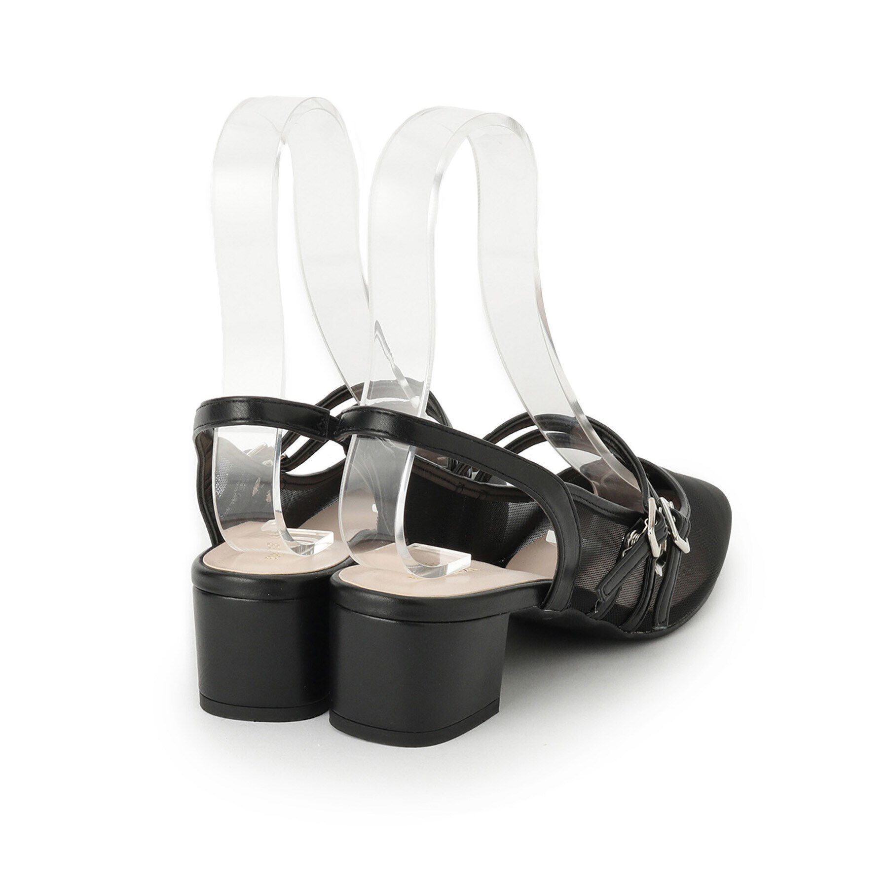 ESPERANZA「ダブルベルトメッシュパンプス」|パンプス|