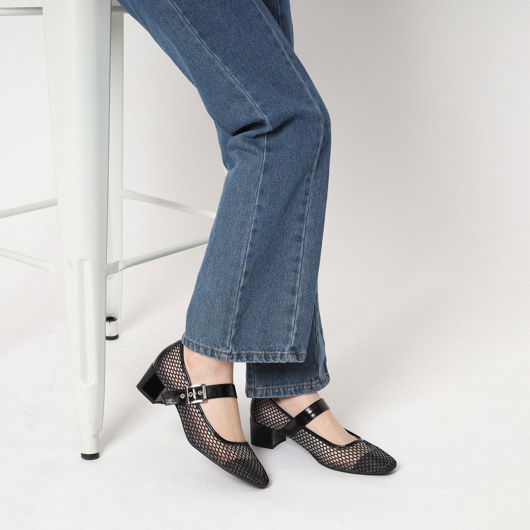 ESPERANZA「メッシュフラットパンプス」|パンプス|