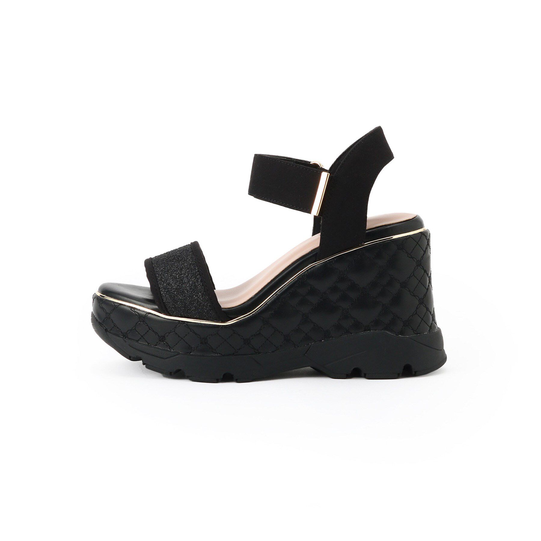 ESPERANZA「キルティングウェッジソールスポサン」|サンダル|