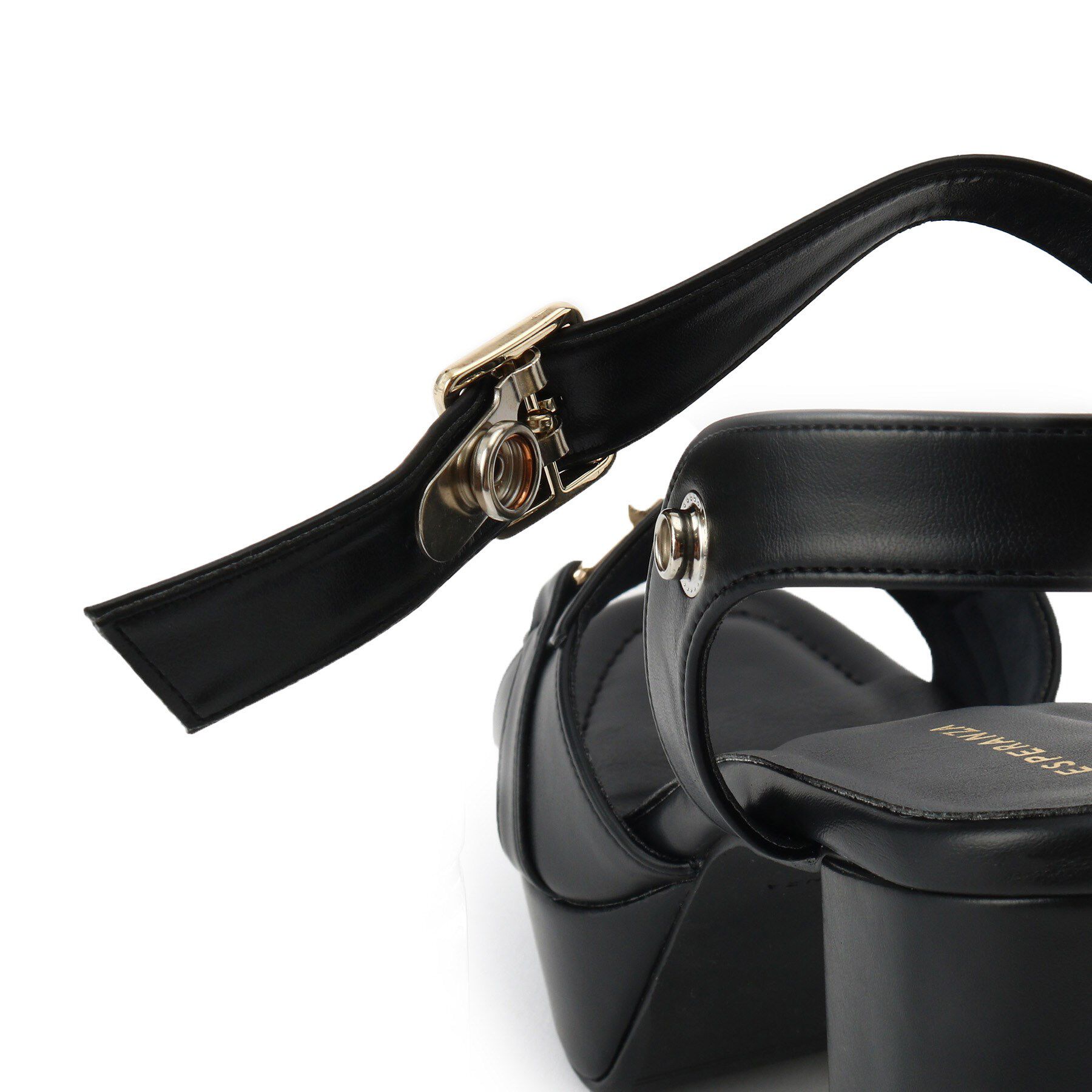 ESPERANZA「アッパービット厚底ヒールサンダル」|サンダル|