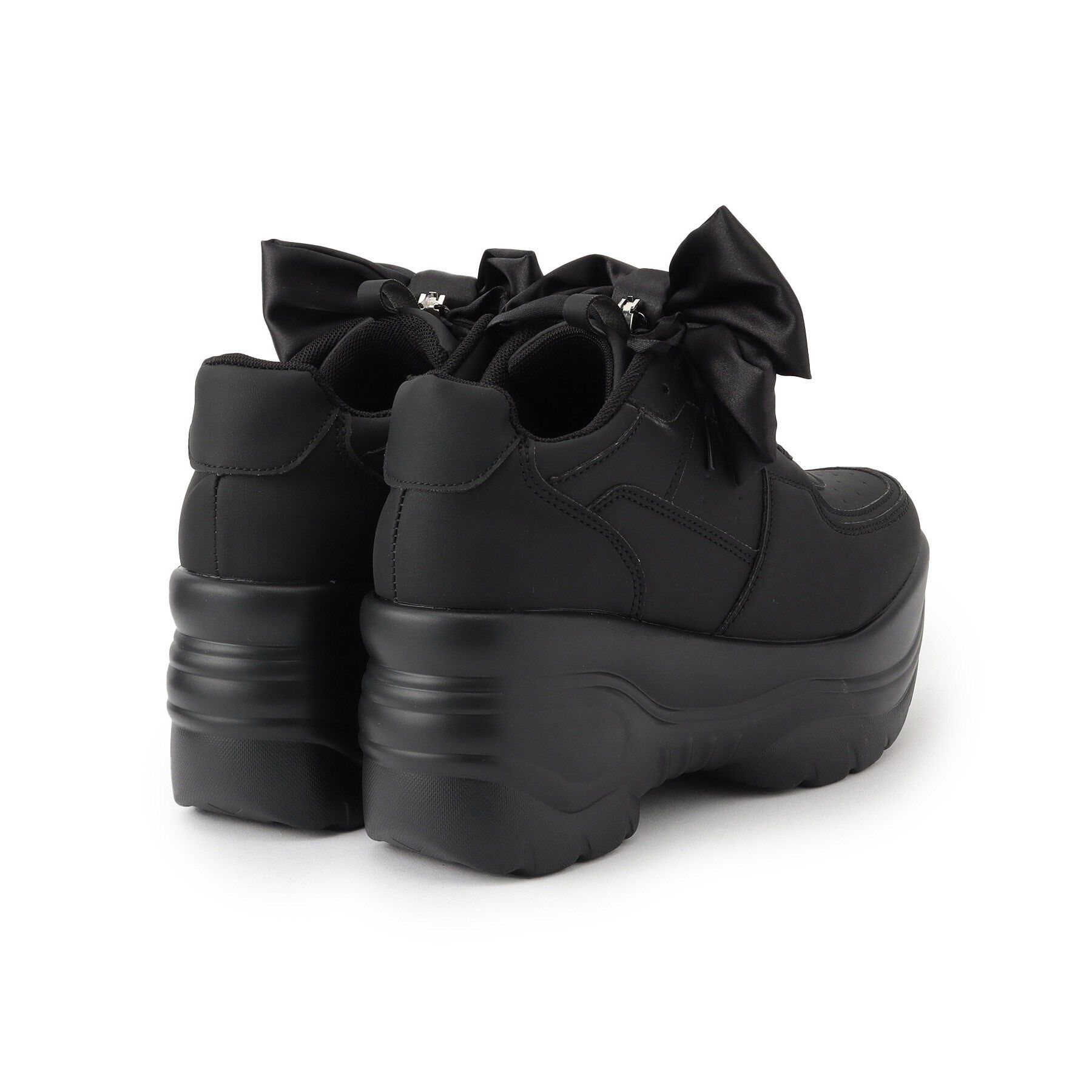 csT&P「厚底リボン取り外し可スニーカー」|スニーカー|