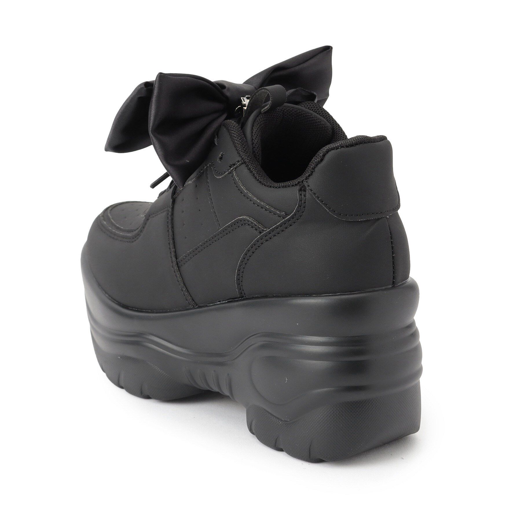 csT&P「厚底リボン取り外し可スニーカー」|スニーカー|