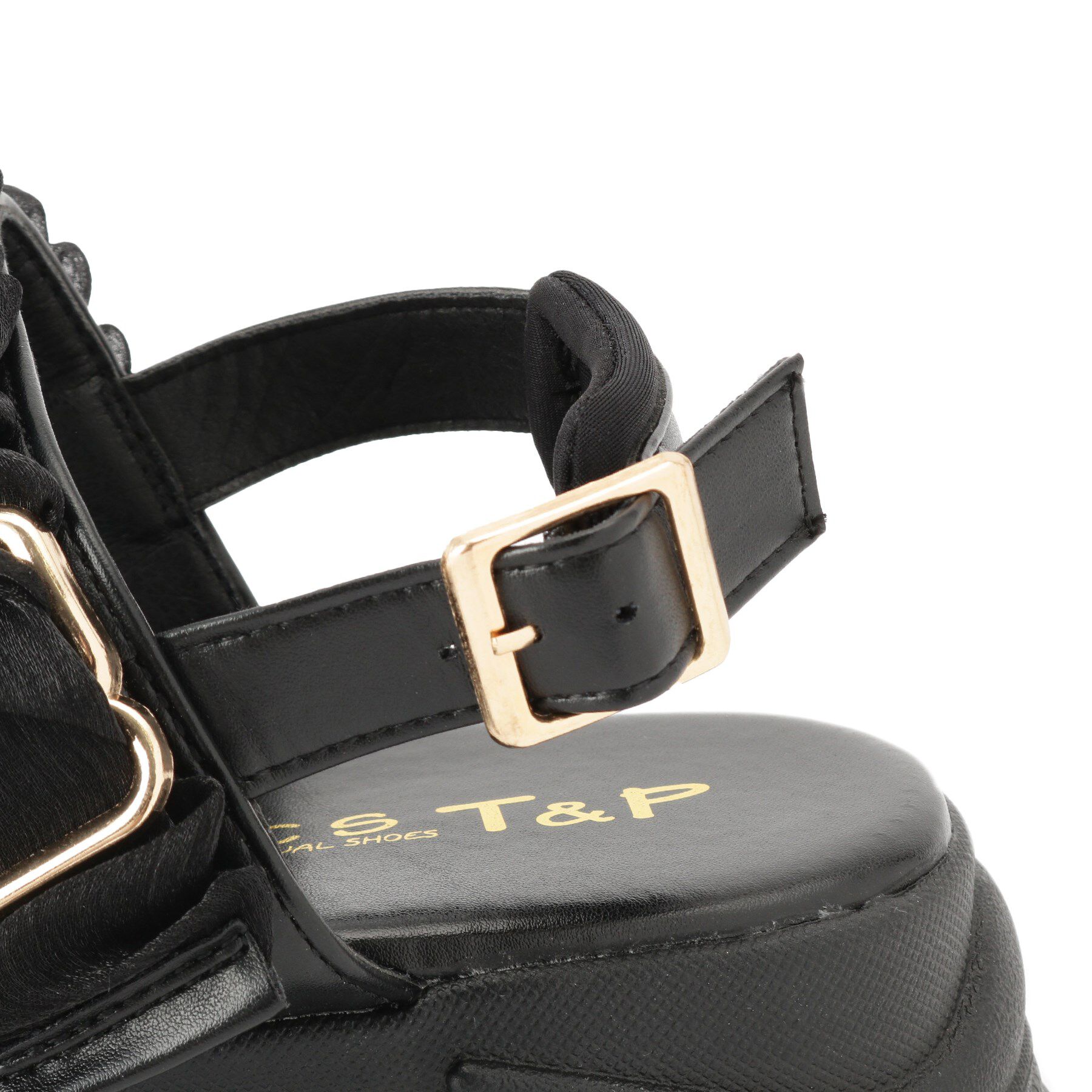 csT&P「ギャザーダブルベルトサンダル」|サンダル|