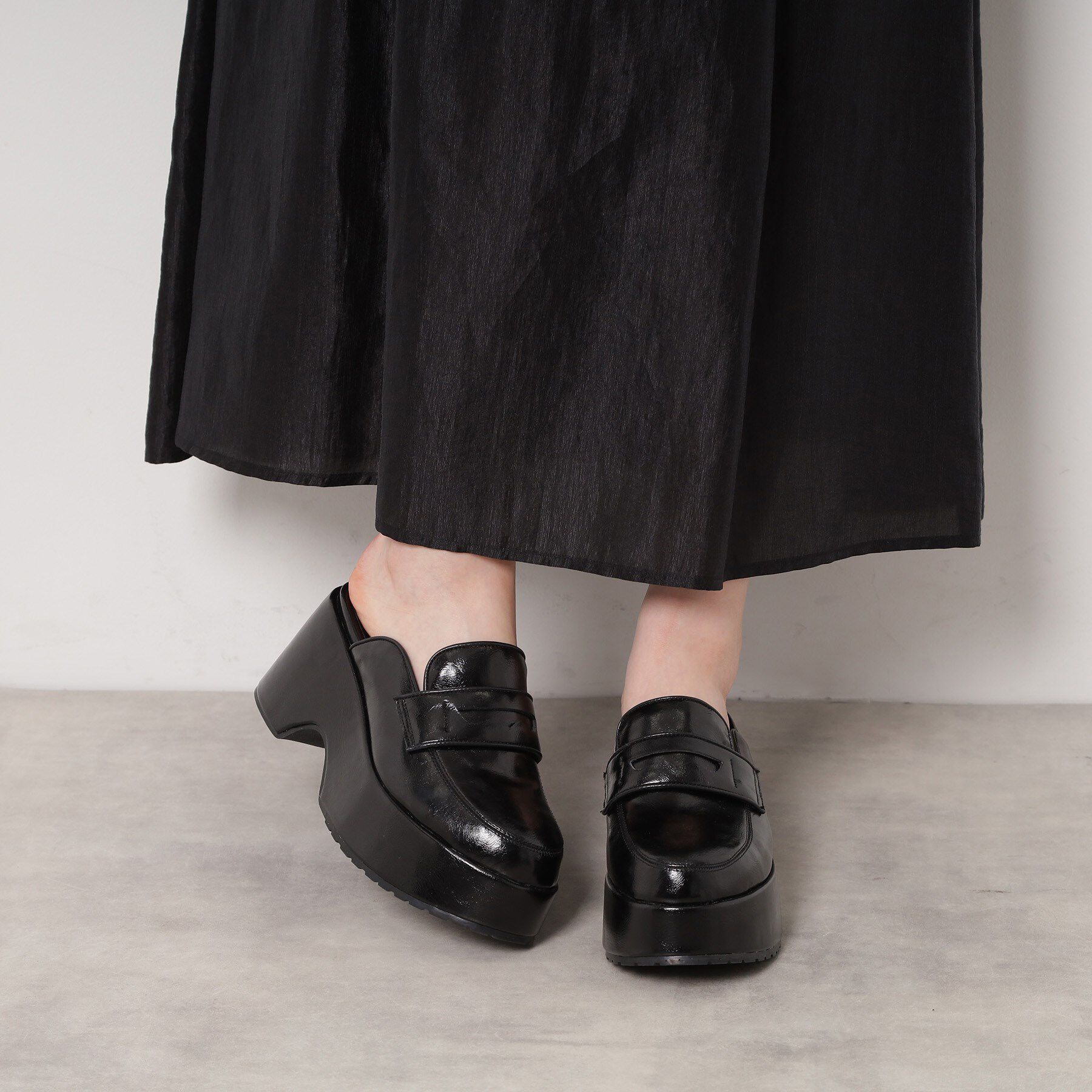 ESPERANZA「厚底サボローファー」|サンダル|