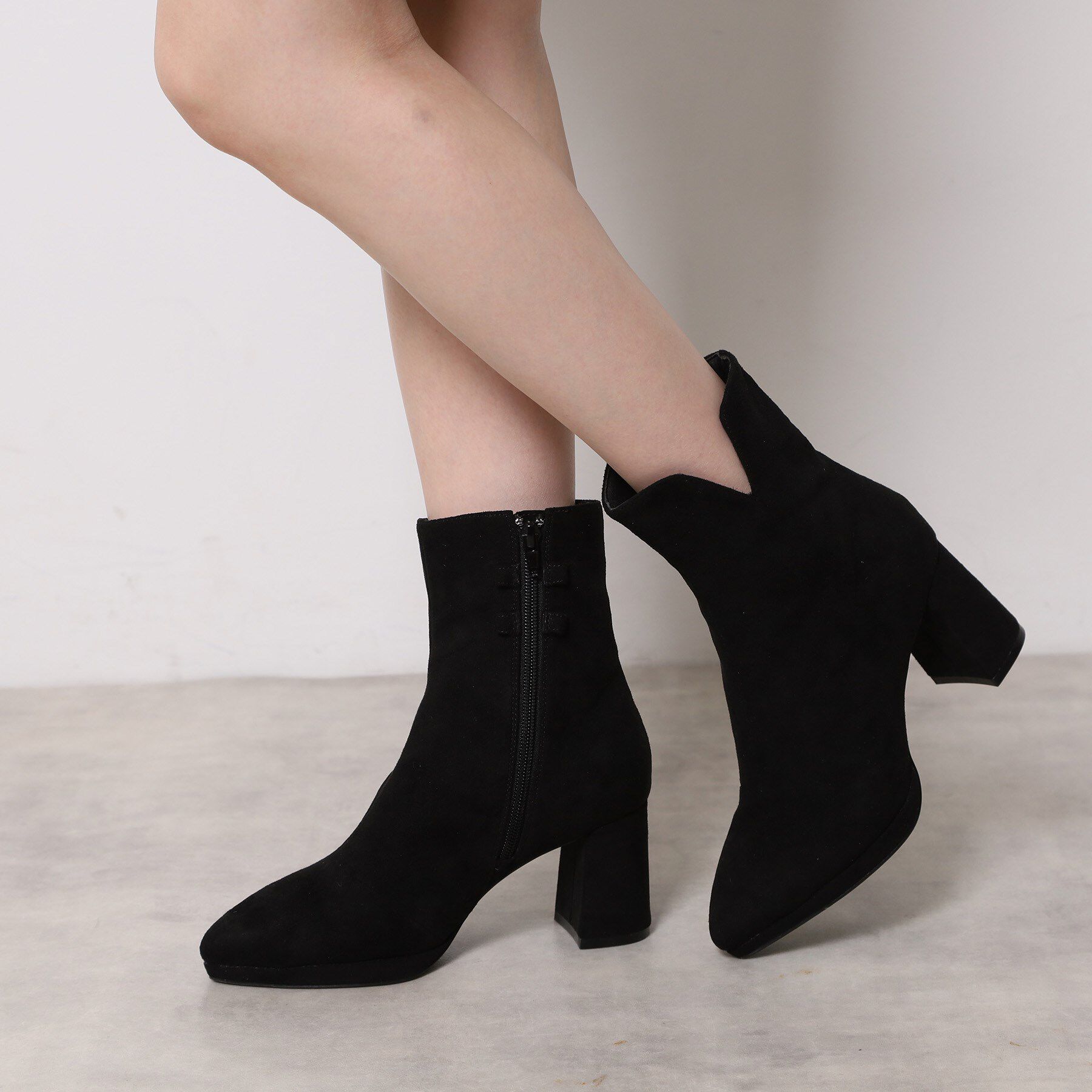 ESPERANZA「【EC先行販売】2WAYスタッズベルトショートブーツ」|ショートブーツ|