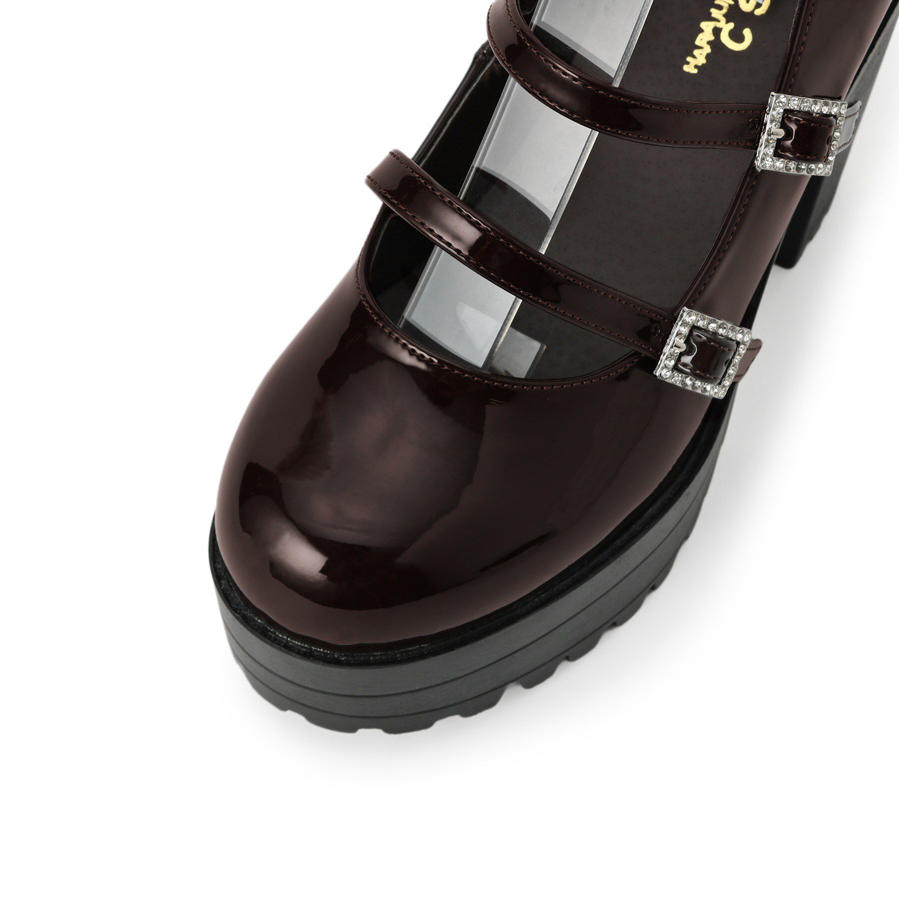 csT&P「厚底キラキラダブルストラップパンプス」|パンプス|