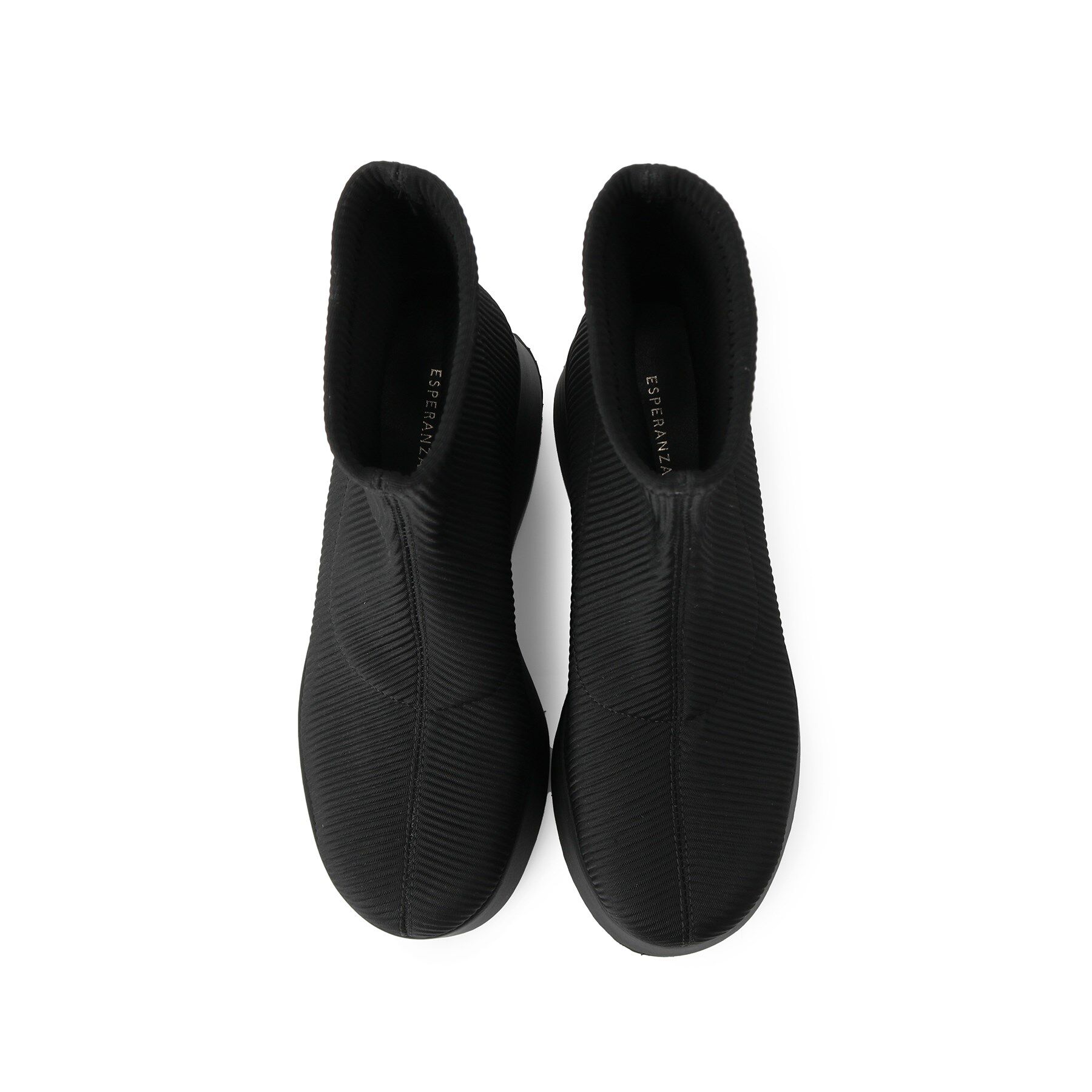 ESPERANZA「厚底ニットショートブーツ」|ショートブーツ|