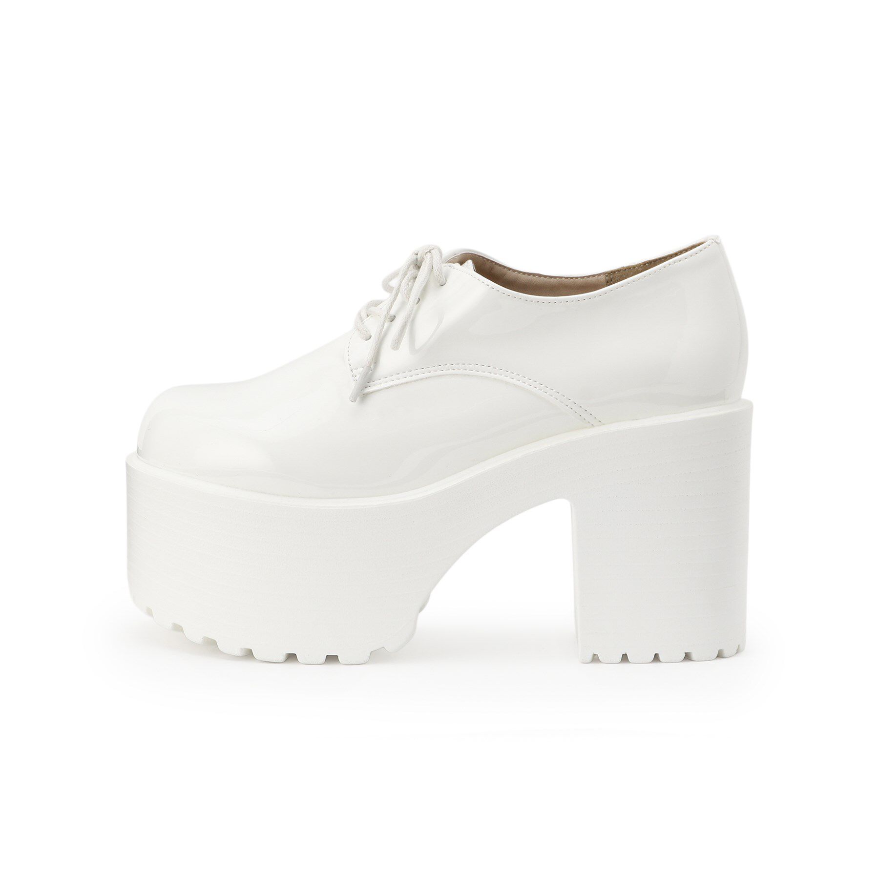 csT&P「厚底レースアップマニッシュパンプス」|パンプス|