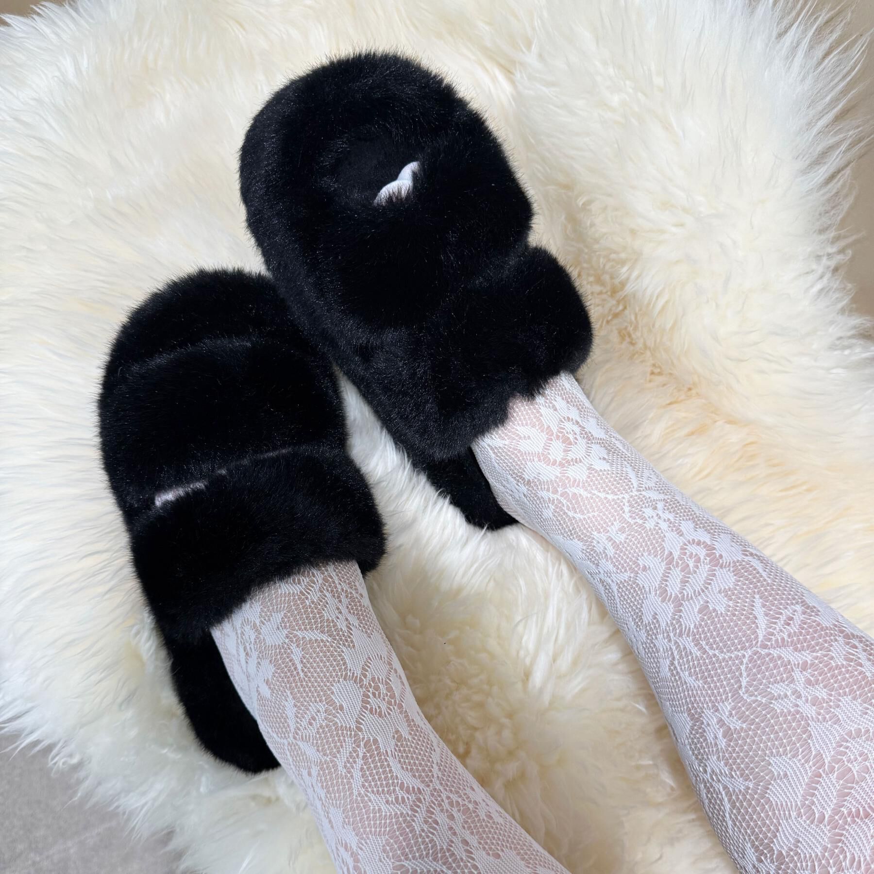 csT&P「厚底フェイクファーサンダル」|サンダル|