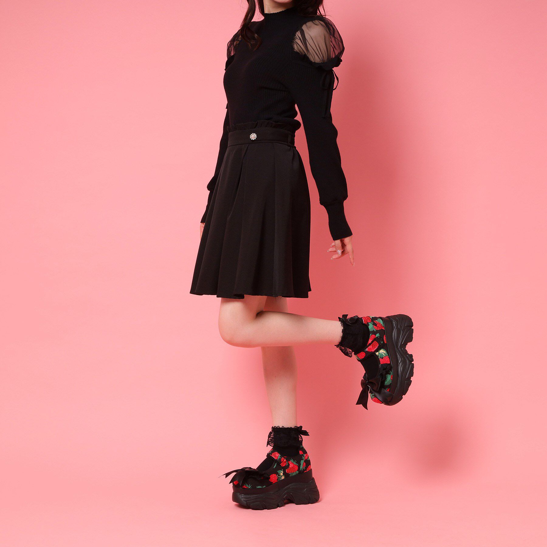 csT&P「夢見るシリーズ厚底2WAYスニーカー」|パンプス|